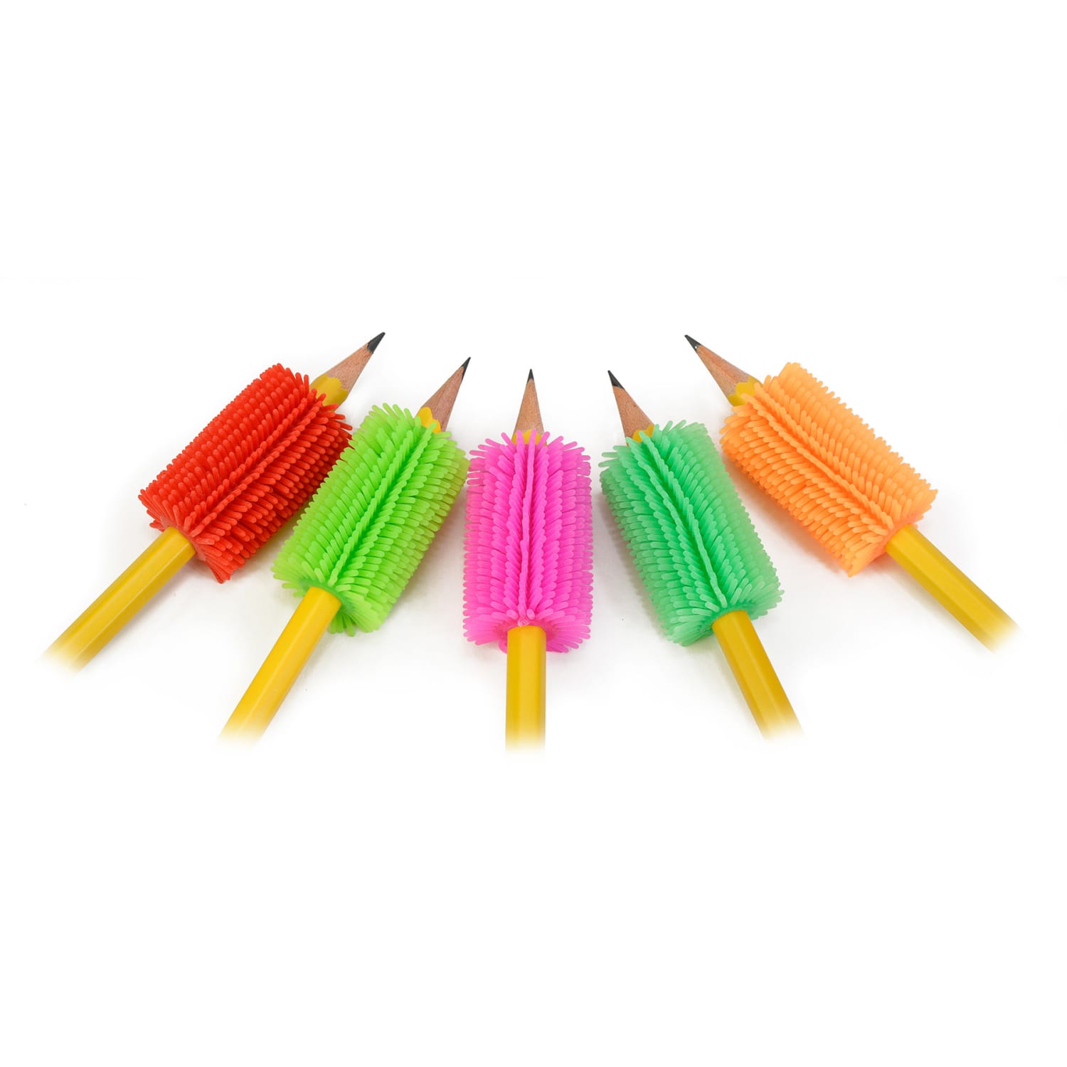 The Pencil Grip Spiky Grip Pencil Grips, 1in, Assorted Colors, Set Of 100 Grips - Image 5