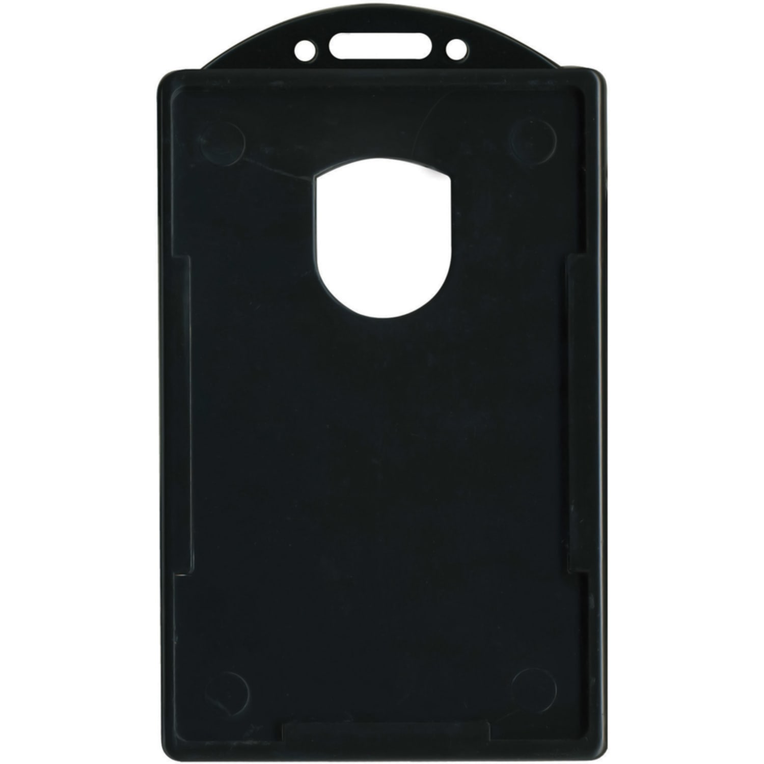 Advantus ID Card Holder - Support 2.13in x 3.38in Media - Vertical - Black - 25 / Pack - Image 4