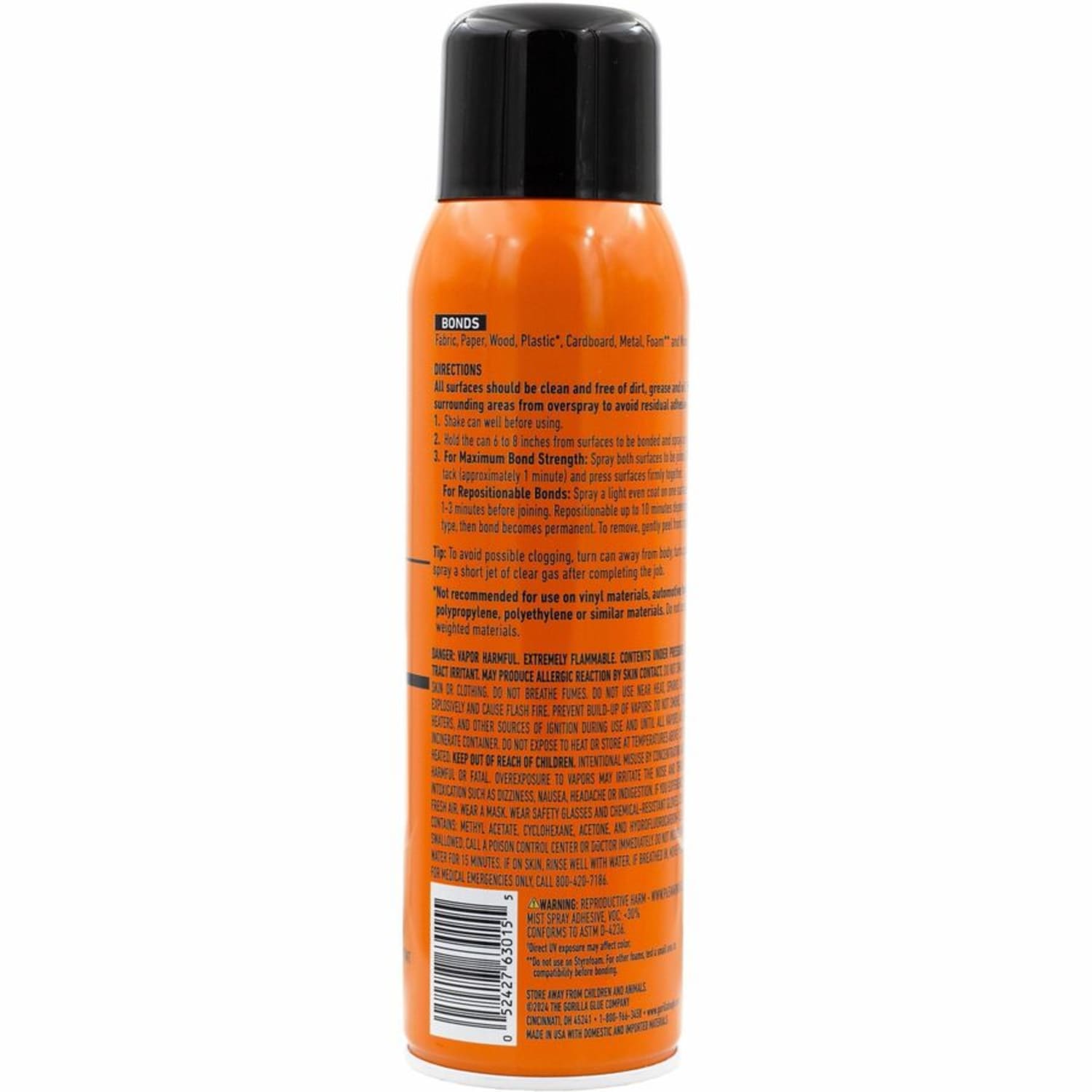 Gorilla Glue Gorilla Spray Adhesive, 14 Oz, Clear - Image 3