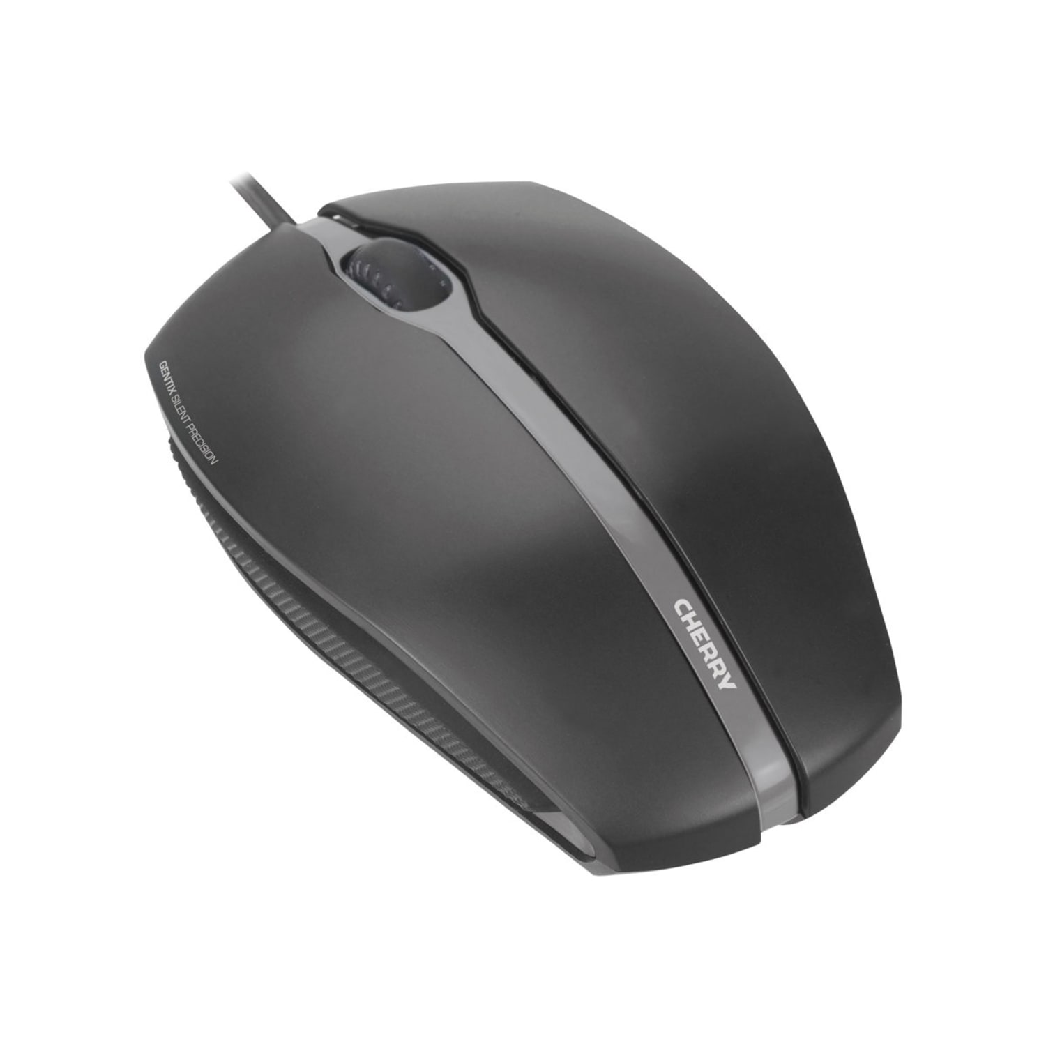 CHERRY GENTIX SILENT - Mouse - optical - 3 buttons - wired - USB - black - Image 3