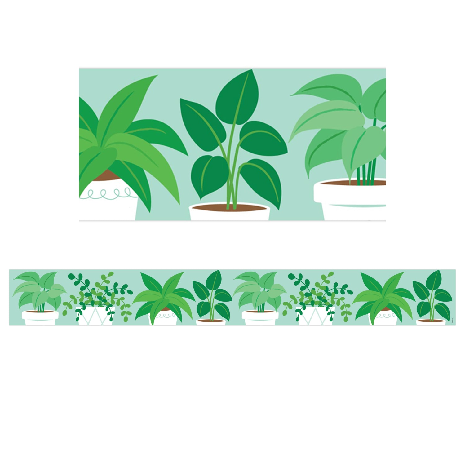 Creative Teaching Press EZ Borders, Potted Plants, 48' Per Pack, Set Of 3 Packs - Image 3