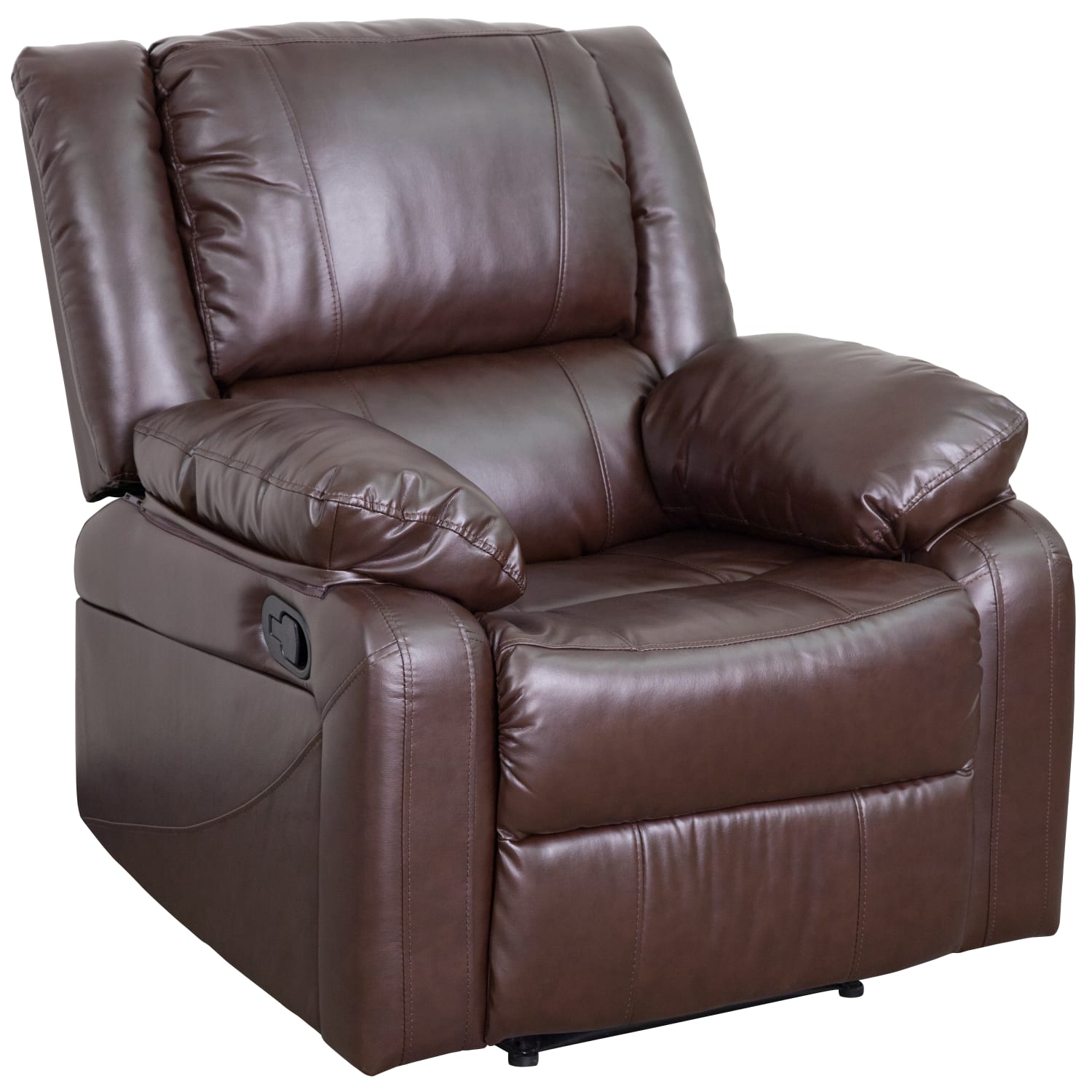 Flash Furniture Harmony Series Recliner Chair BrownBlack PopularChairscom Flash Furniture Harmony Series Recliner Chair BrownBlack PopularChairscom