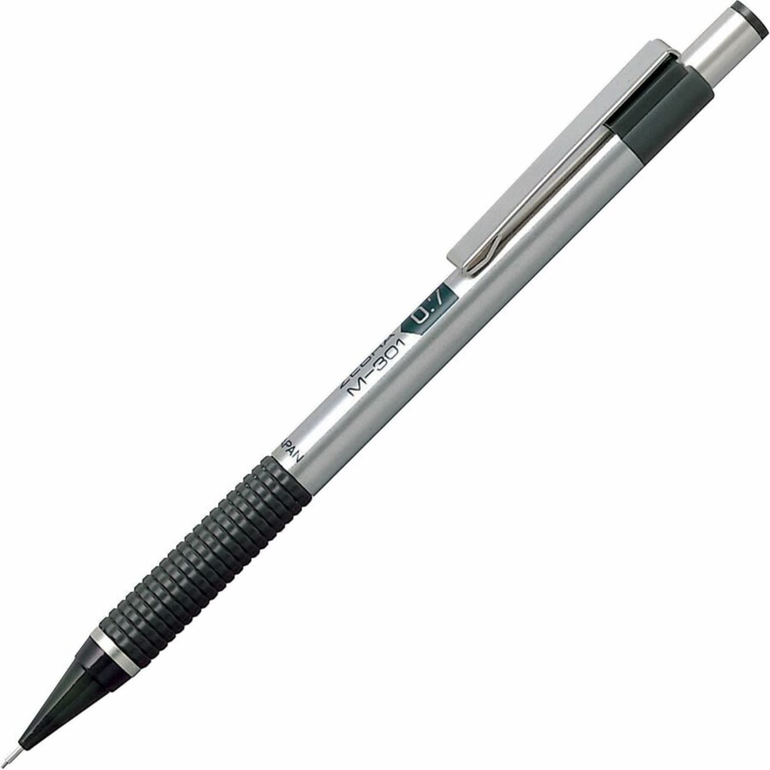 Zebra Pen M-301 Mechanical Pencil, Medium Point, 0.7 mm, Silver/Black Barrel - Image 3