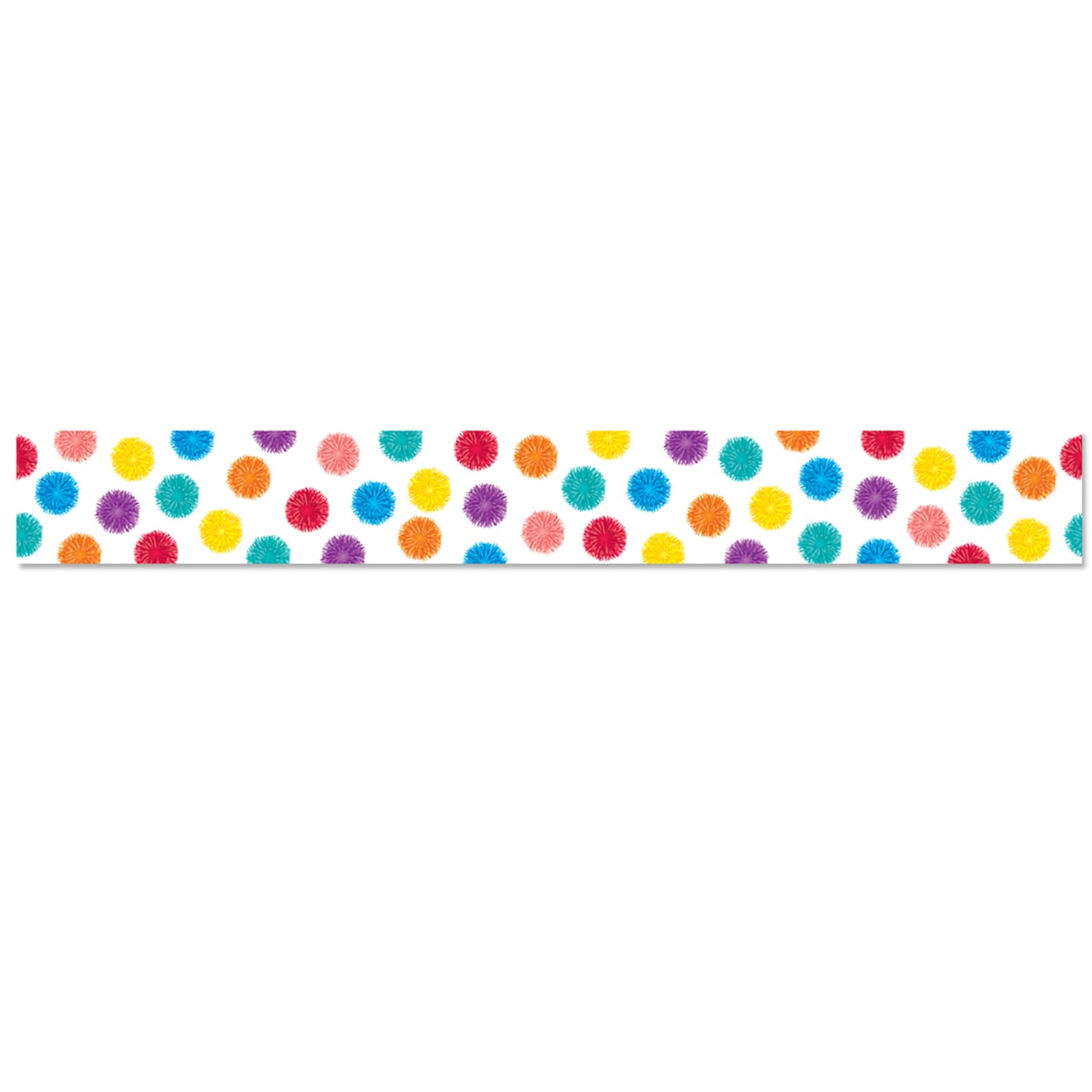 Creative Teaching Press EZ Borders, Pom Dots, 48' Per Pack, Set Of 3 Packs - Image 3