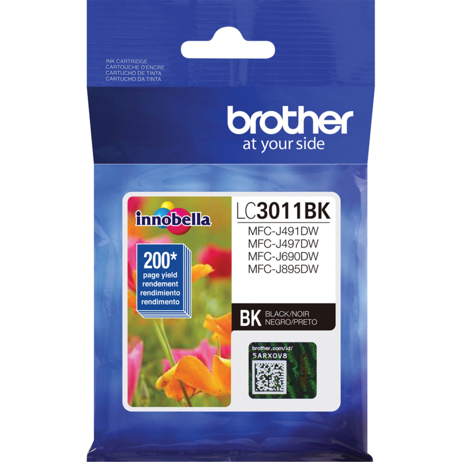 Brother LC3011BK Original Standard Yield Inkjet Ink Cartridge - Single Pack - Black - 1 Each - 200 Pages - Image 6