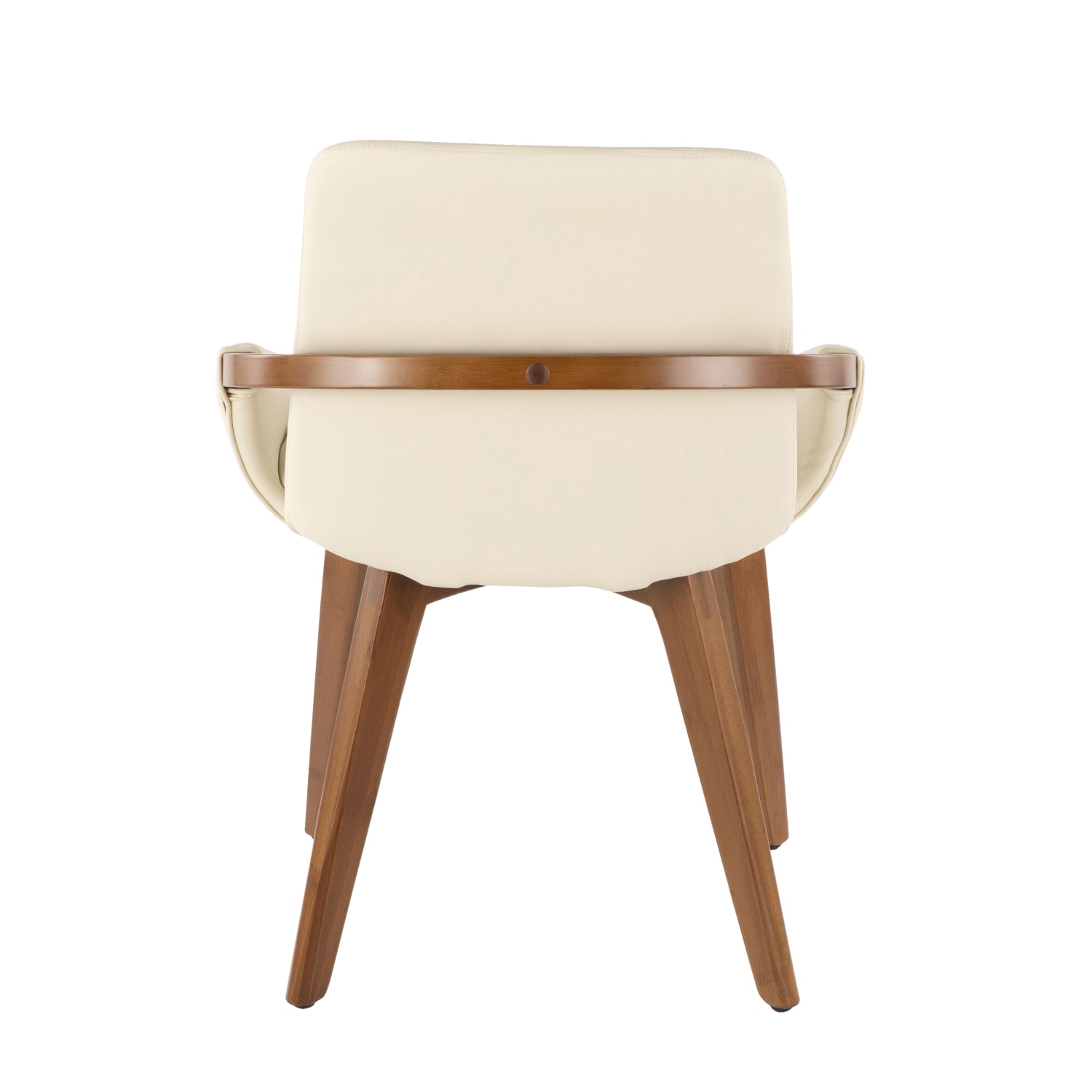 LumiSource Cosmo Chair WalnutCream PopularChairscom LumiSource Cosmo Chair WalnutCream PopularChairscom
