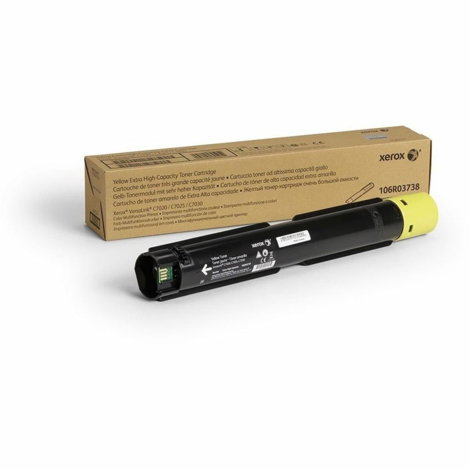 Xerox 106R037 Yellow High Yield Toner Cartridge