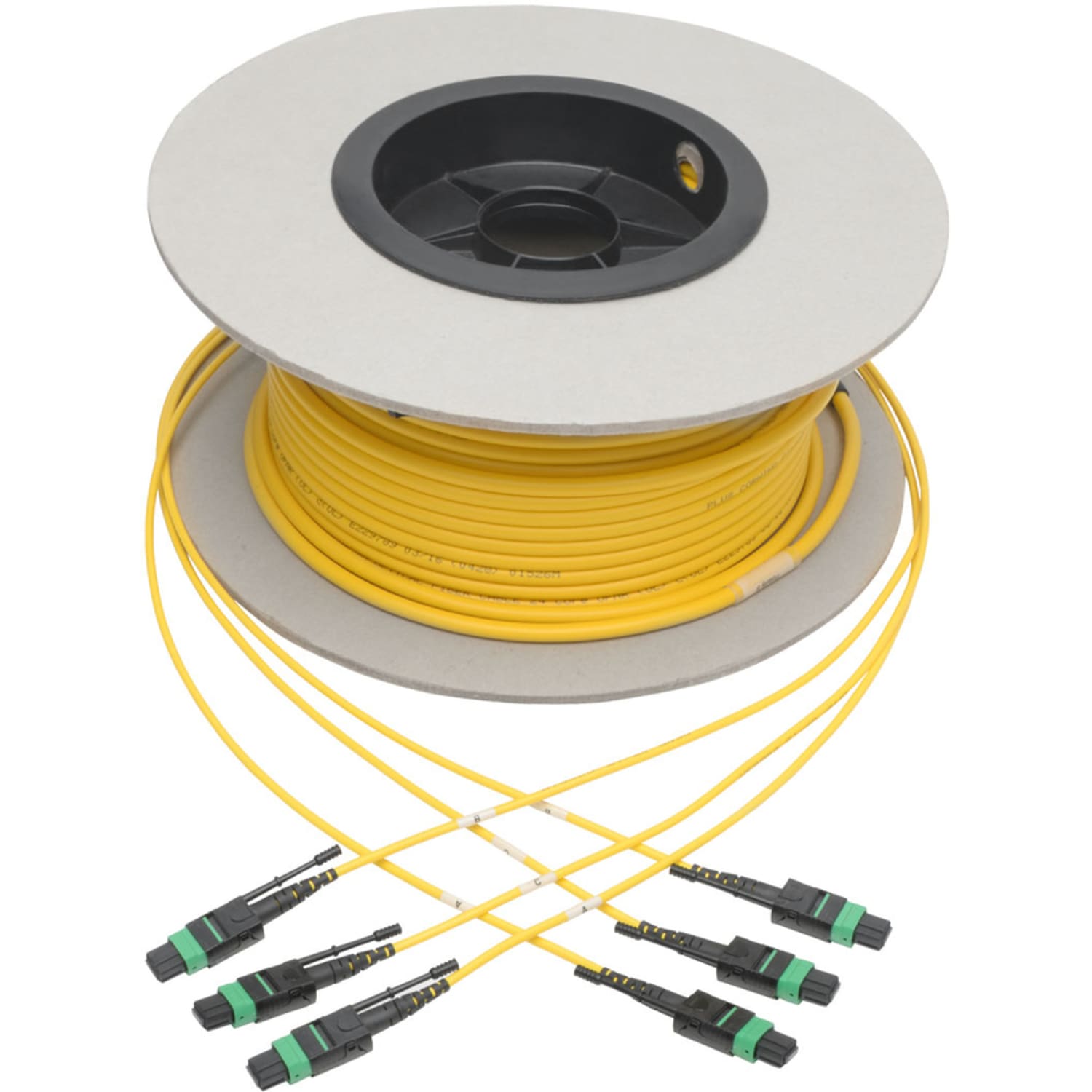 Eaton Tripp Lite Series MTP/MPO (APC) Singlemode Slim Trunk Cable, 24-Strand, 40/100 GbE, 40/100GBAS - N39261M3X8AP - Image 4