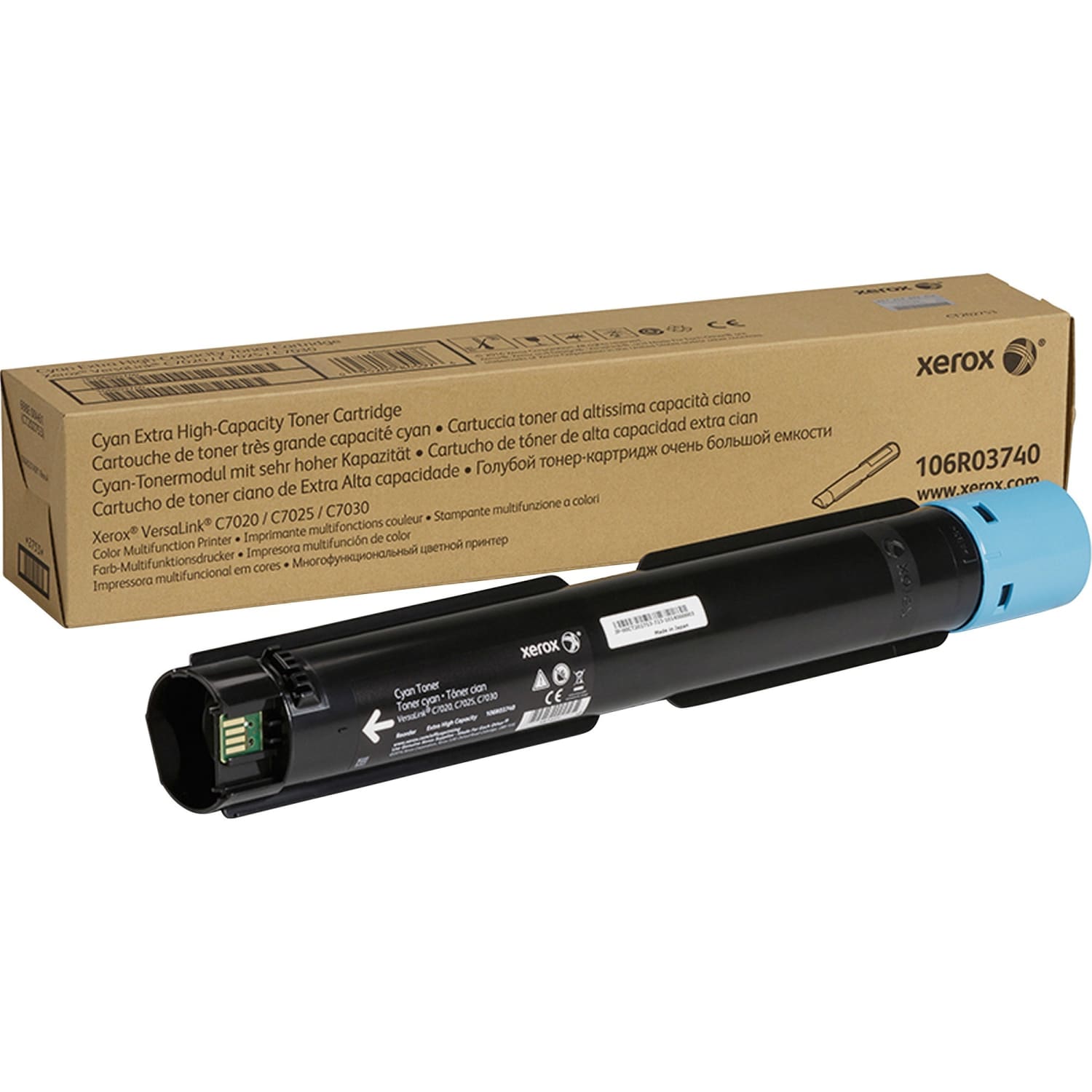 Xerox 106R037 Cyan High Yield Toner Cartridge - Image 4