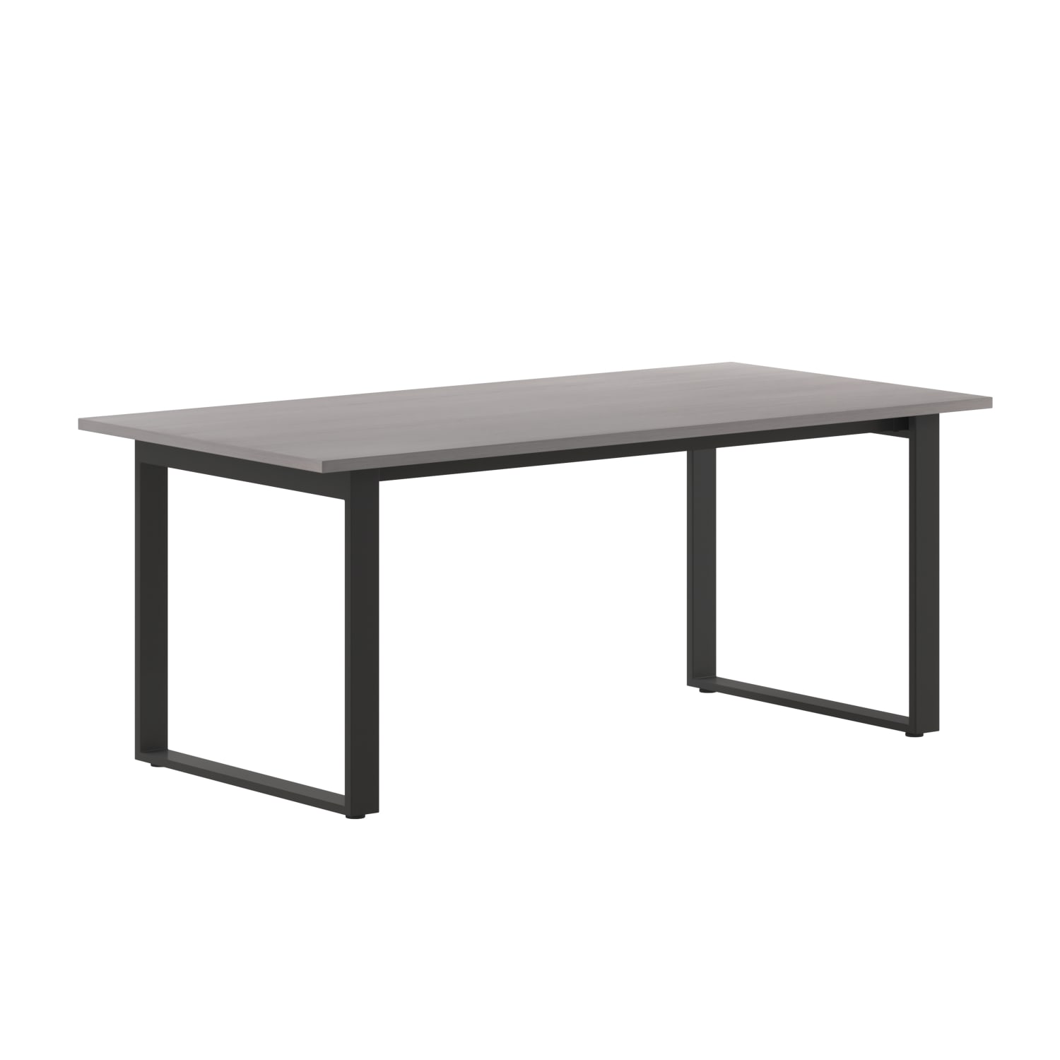 Flash Furniture Redmond Commercial 72x36 Conference Table with 1in Thick Double Sided Laminate Table Top with PVC Edging and Heavy Duty U-Frame Steel Base, Gray Oak - Image 3