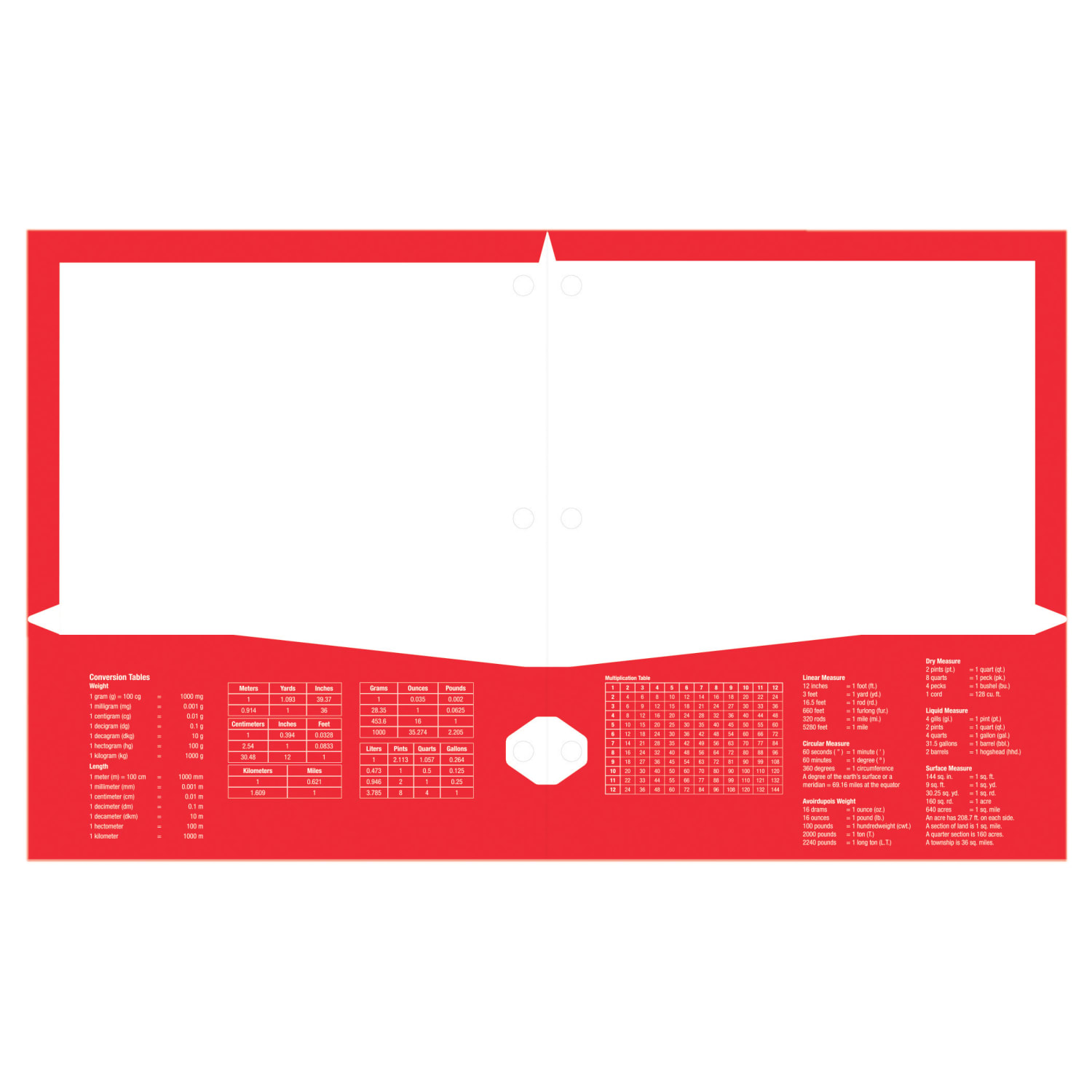 Office Depot Brand Stellar Laminated 2-Pocket Paper Folder, Letter Size, Red - Image 3