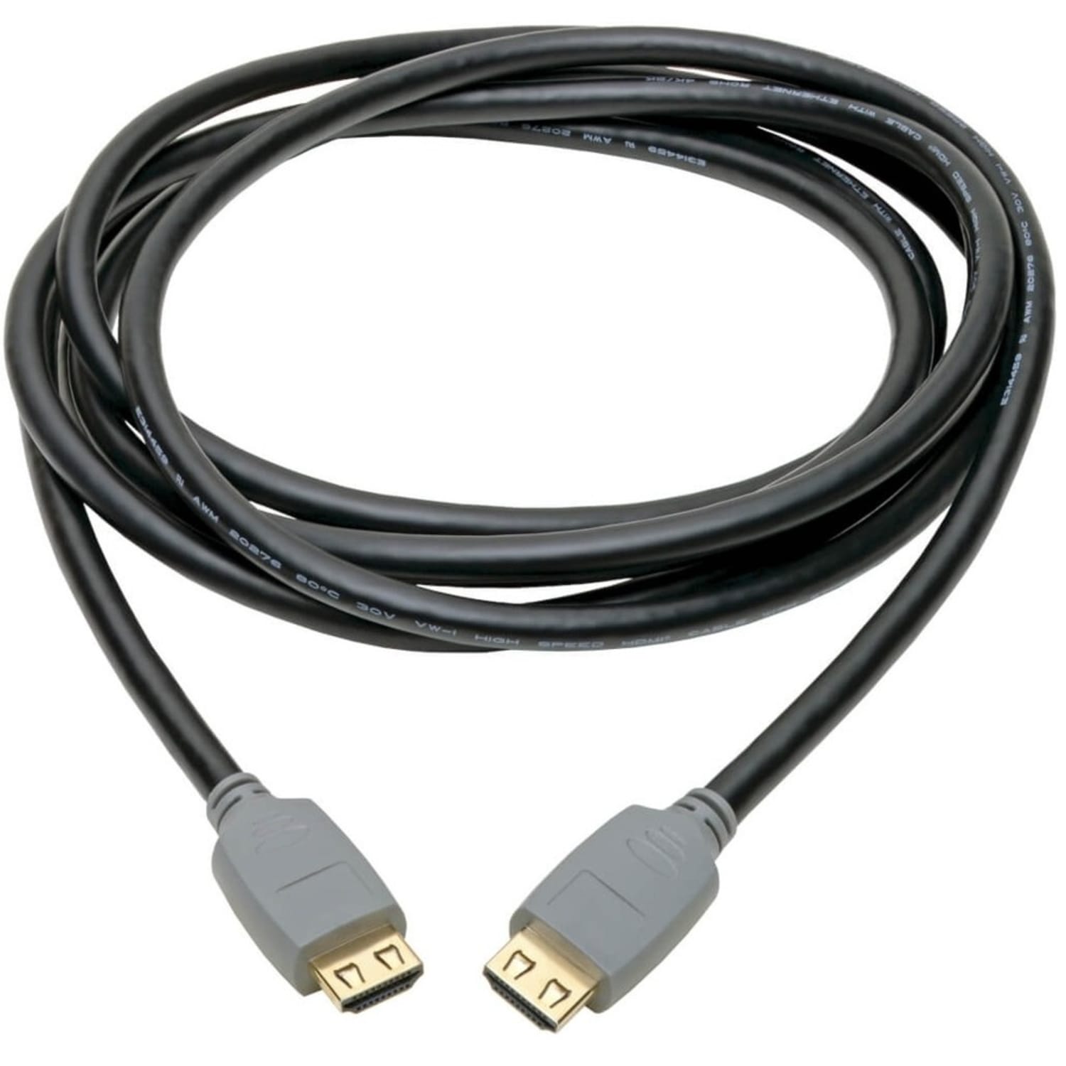 Eaton Tripp Lite Series 4K HDMI Cable (M/M) - 4K 60 Hz, HDR, 4:4:4, Gripping Connectors, Black, 10 ft. - Image 3