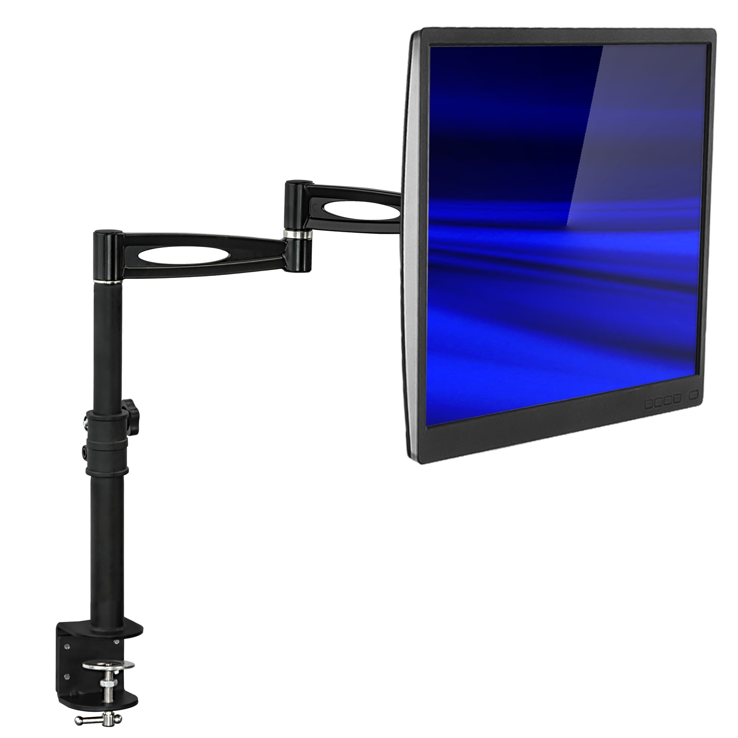 Mount-It! MI-705 Monitor Desk Mount For Up To 30in Monitors, 15inH x 10inW x 3inD, Black - Image 3