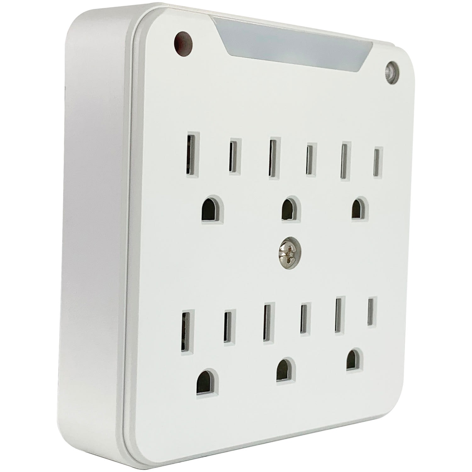 Stanley Surge Pro 33208 6-Outlet Surge-Suppression Night-Light Wall Tap, White - Image 4