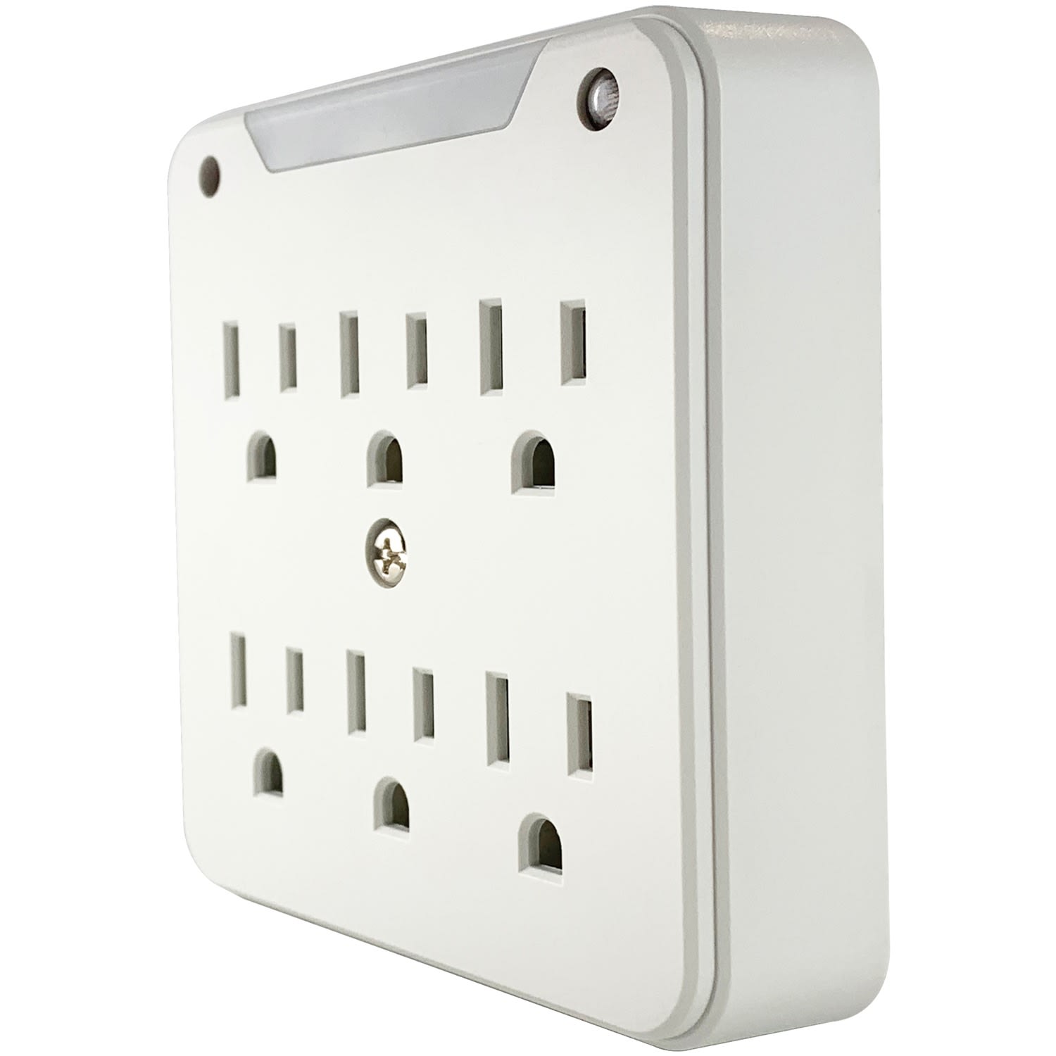 Stanley Surge Pro 33208 6-Outlet Surge-Suppression Night-Light Wall Tap, White - Image 5