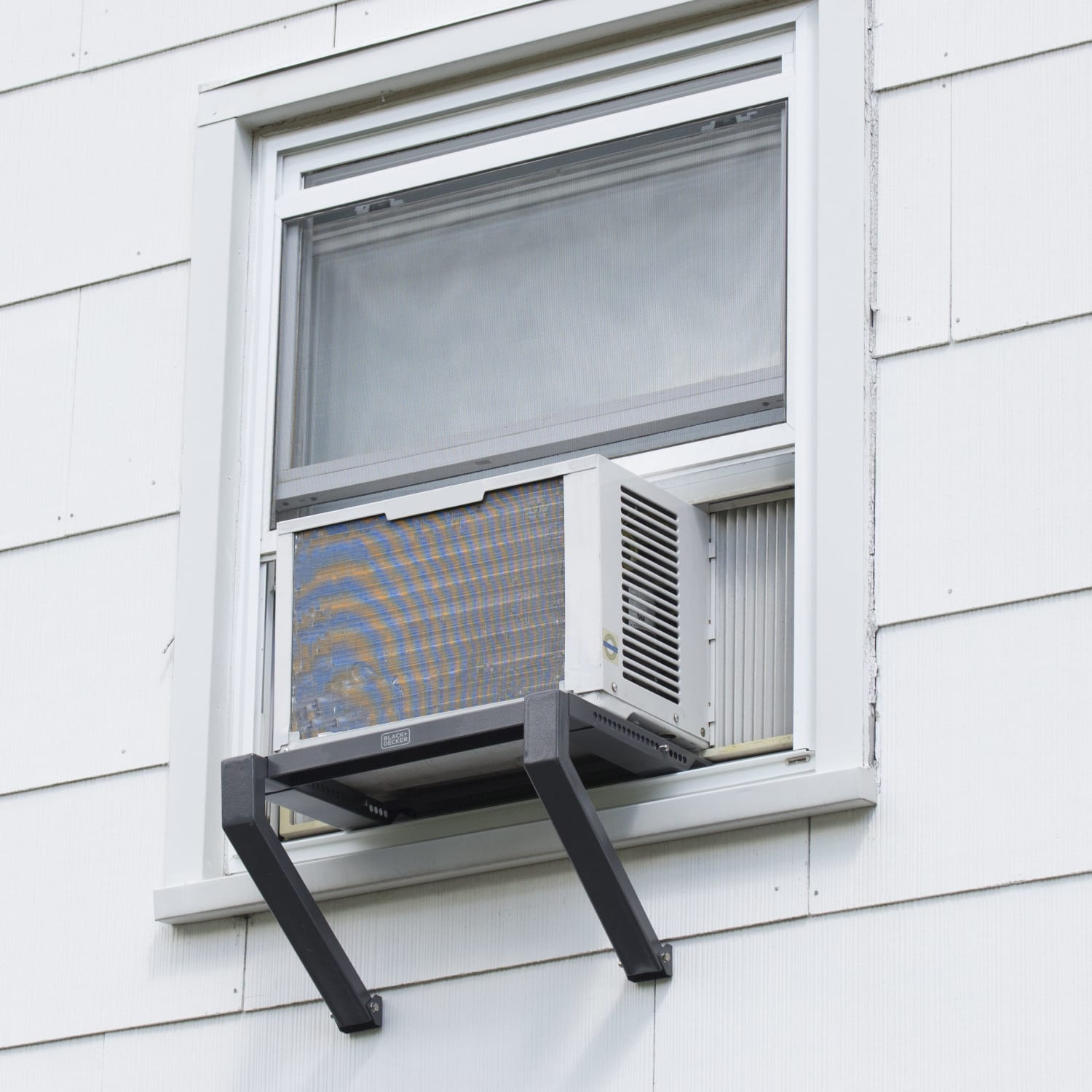 Black+Decker BAB-2438 Window Air Conditioner Support Bracket, 11-1/2inH x 38inW x 22-1/4inD, Black, Total Qty 1 - Image 4