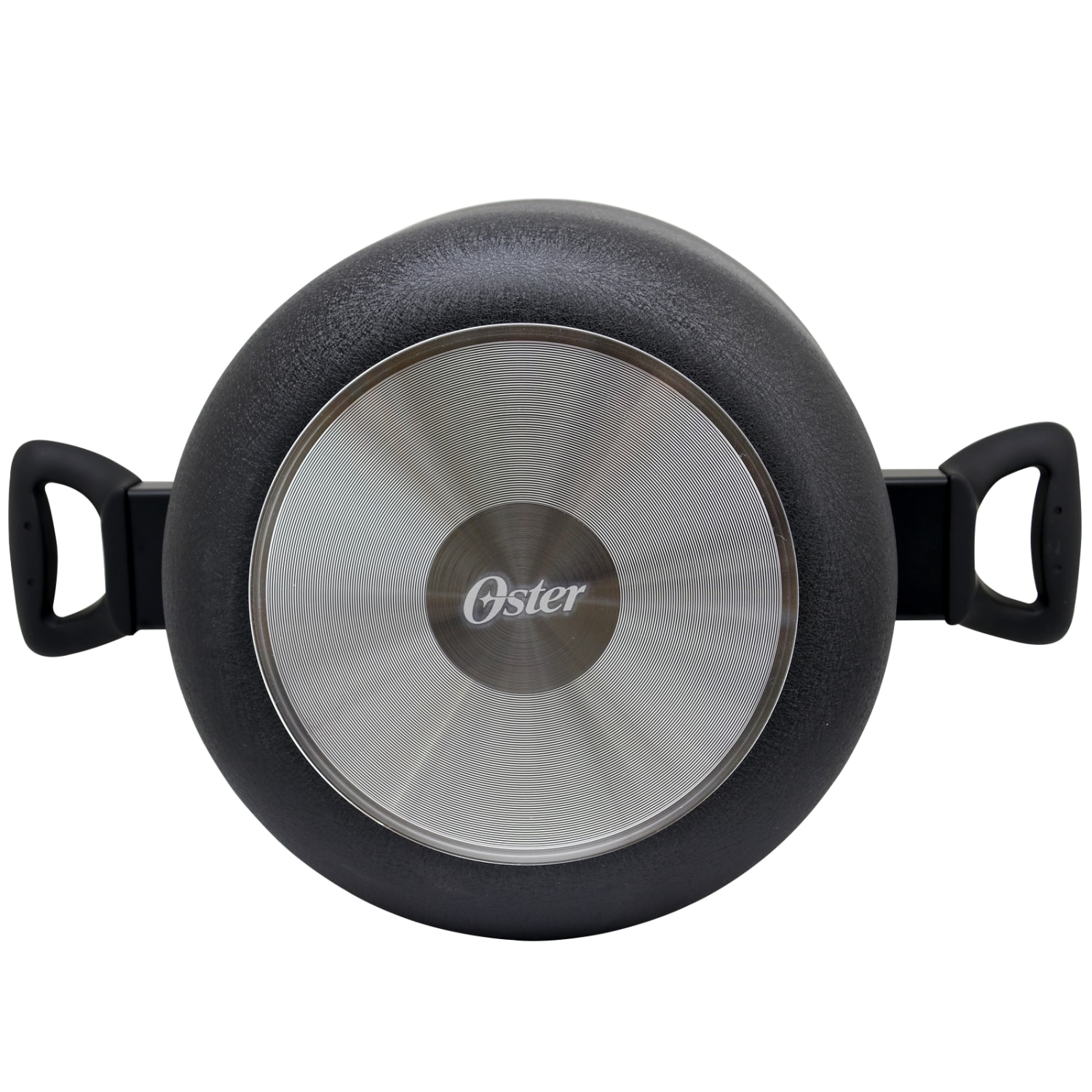 Oster Ashford 6-Quart Aluminum Dutch Oven, Black - Image 4