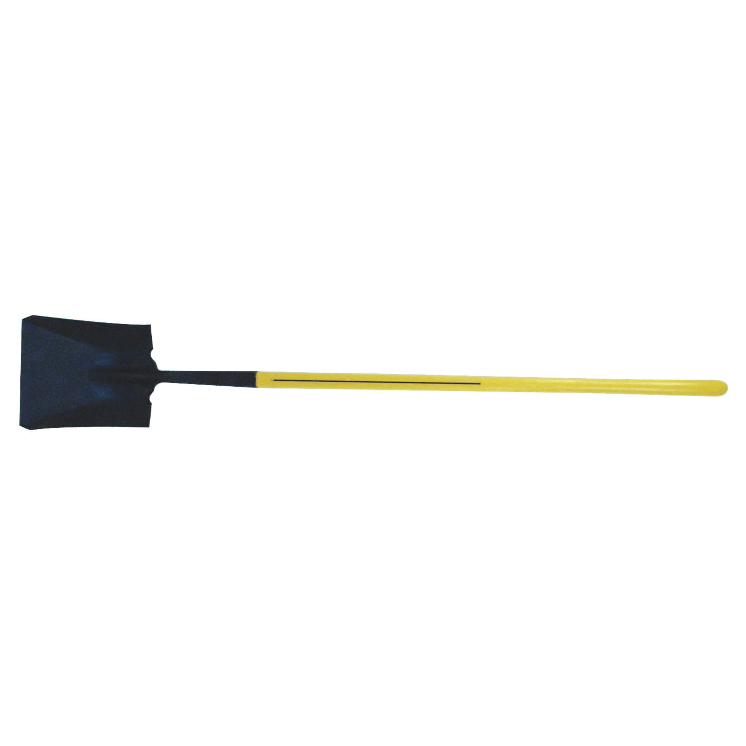 Ergo-Power Square Point Shovel, 11-1/2 in x 9-7/8 in Blade, 48 in Fiberglass Straight Handle