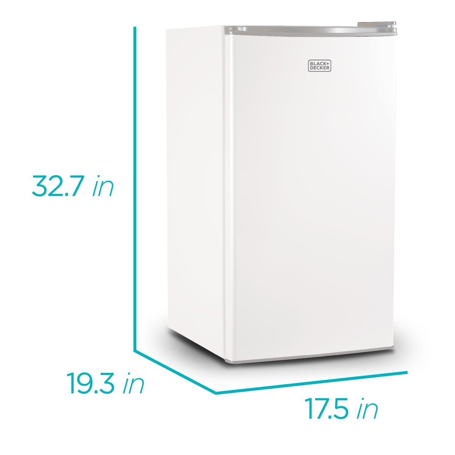 Black+Decker Refrigerator With Freezer Compartment, White - Image 5