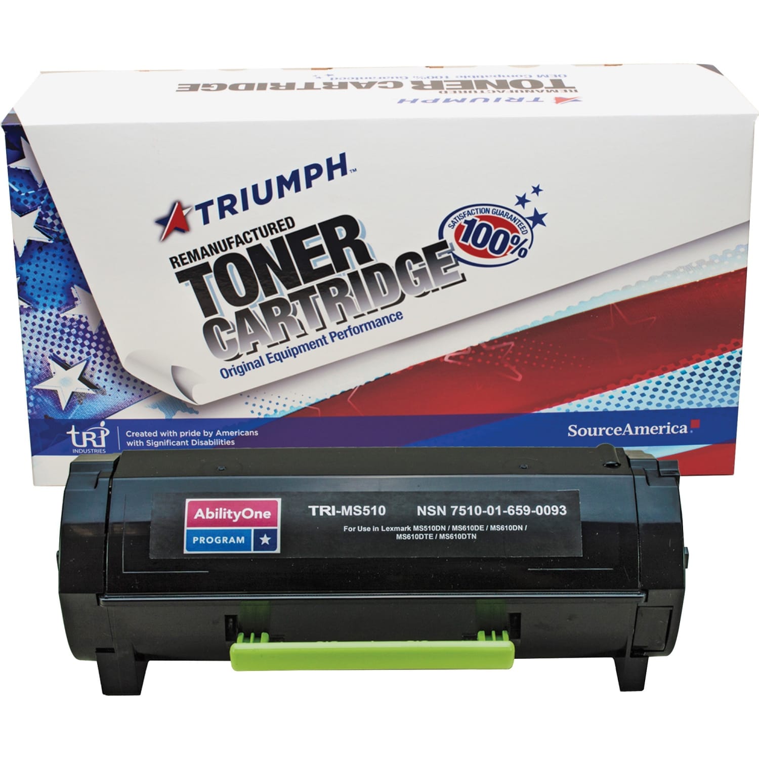 SKILCRAFT Remanufactured Black Extra-High Yield Toner Cartridge Replacement For Lexmark 50F0UA0, 50F1U00, 50F1U0E (AbilityOne 7510016590093) - Image 3