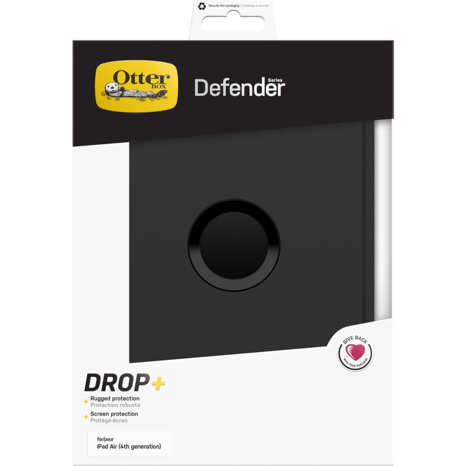 OtterBox Defender Series Case For Apple iPad Air (5th Gen), Black - Image 6