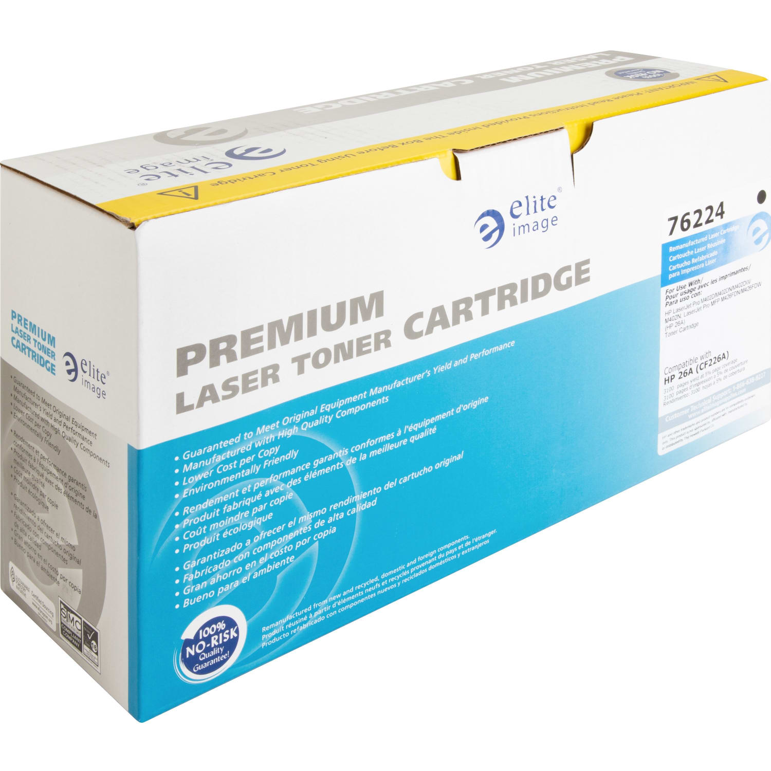 Elite Image Laser Toner Cartridge - Alternative for HP 26A (CF226A) - Black - 1 Each - 3100 Pages - Image 5