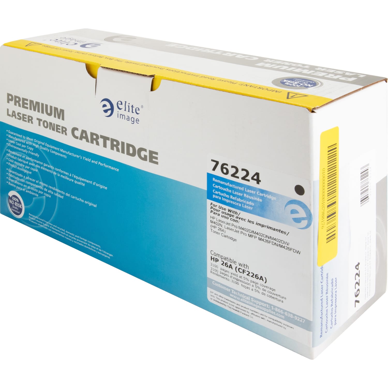 Elite Image Laser Toner Cartridge - Alternative for HP 26A (CF226A) - Black - 1 Each - 3100 Pages - Image 6