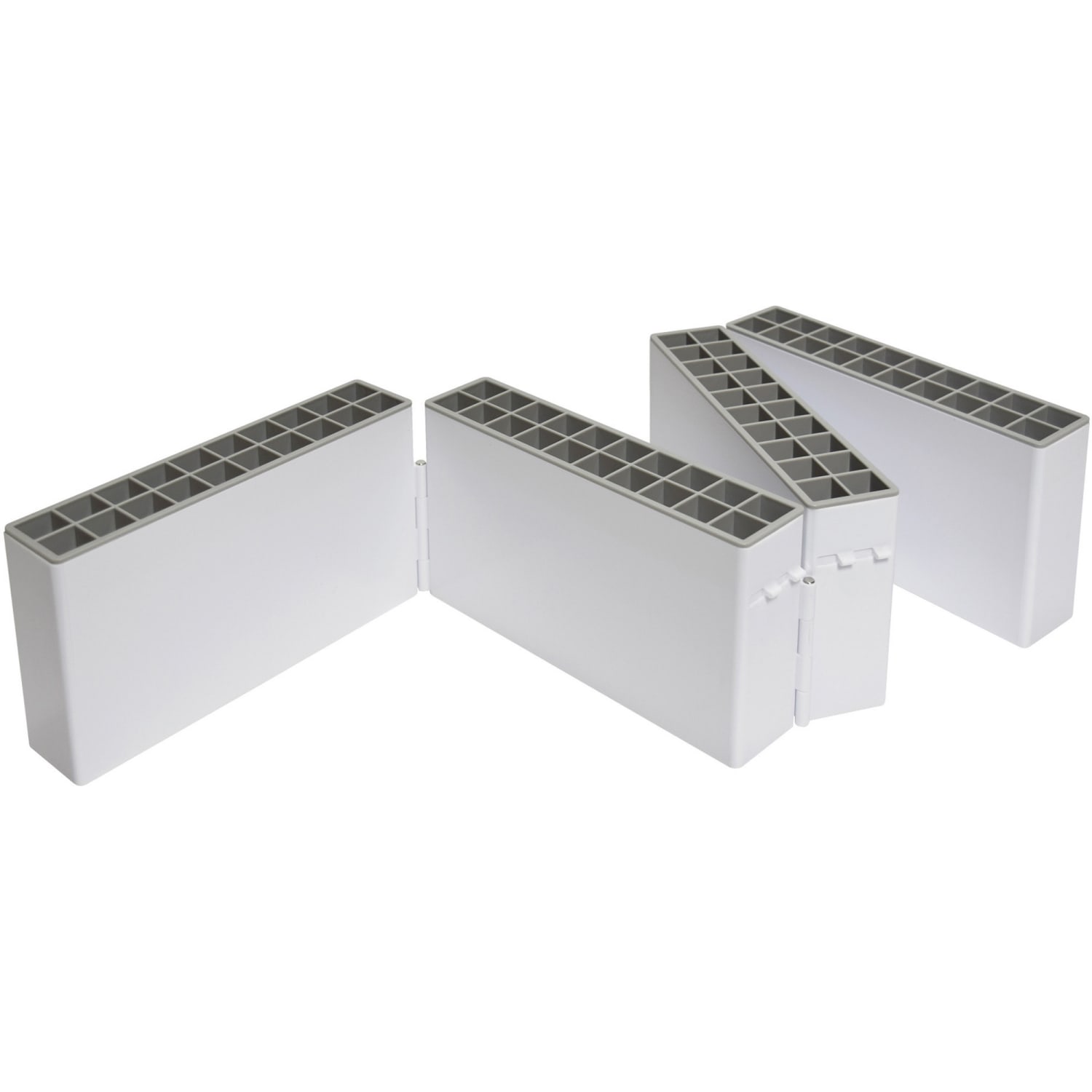 Deflecto Expandable Marker Accordion, 8-1/2inH x 8-5/8inW x 7-1/2inD, White/Clear - Image 5