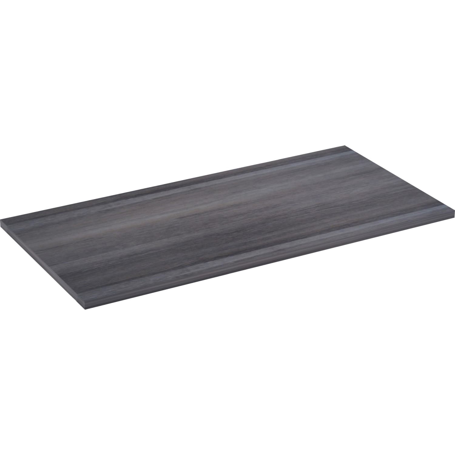 Lorell Relevance Series Tabletop - Straight Edge - Finish: Charcoal, Laminate - Image 3