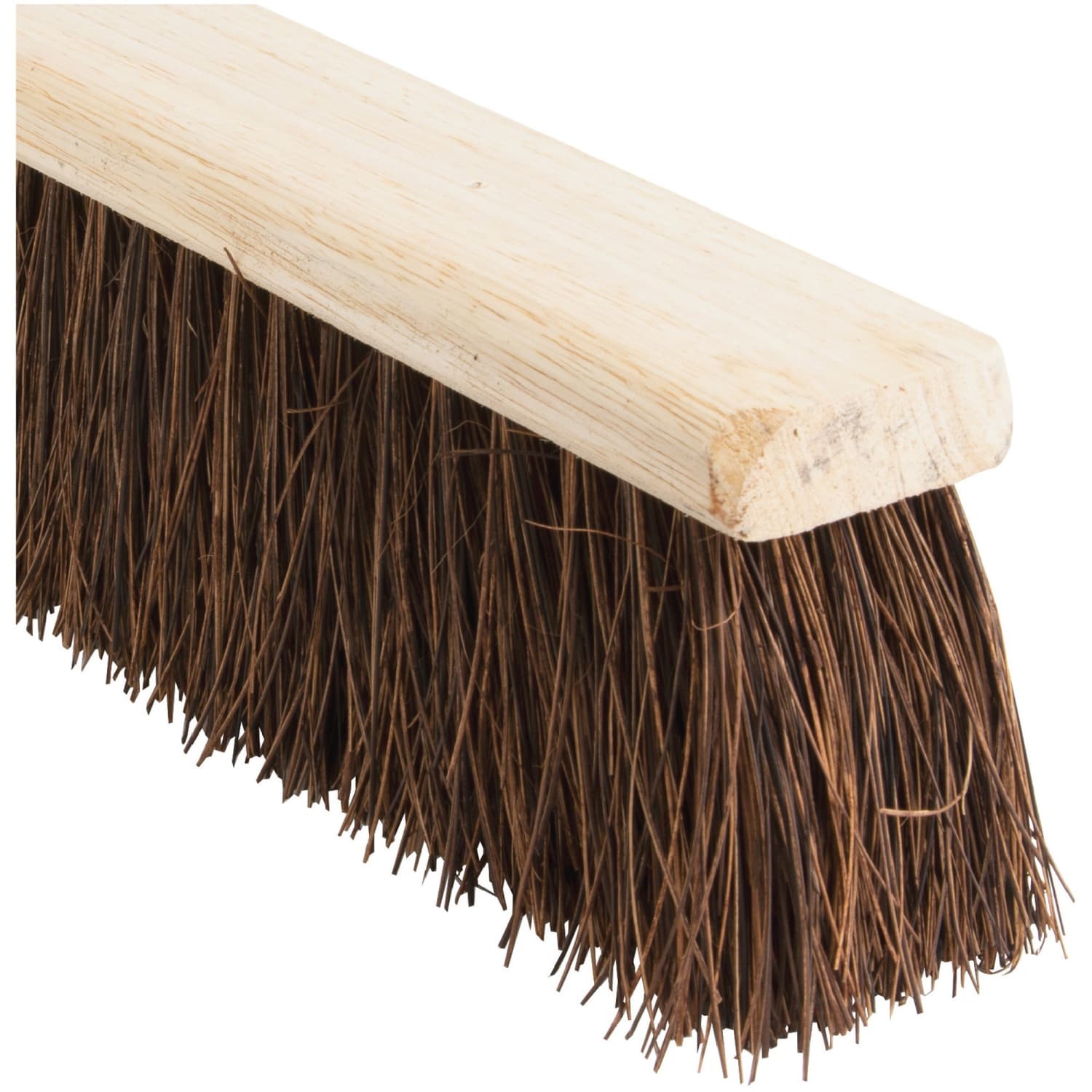 Genuine Joe 24in Push Broomhead - Brown - Lacquered Wood - 24in Length - 1 Each - Image 3