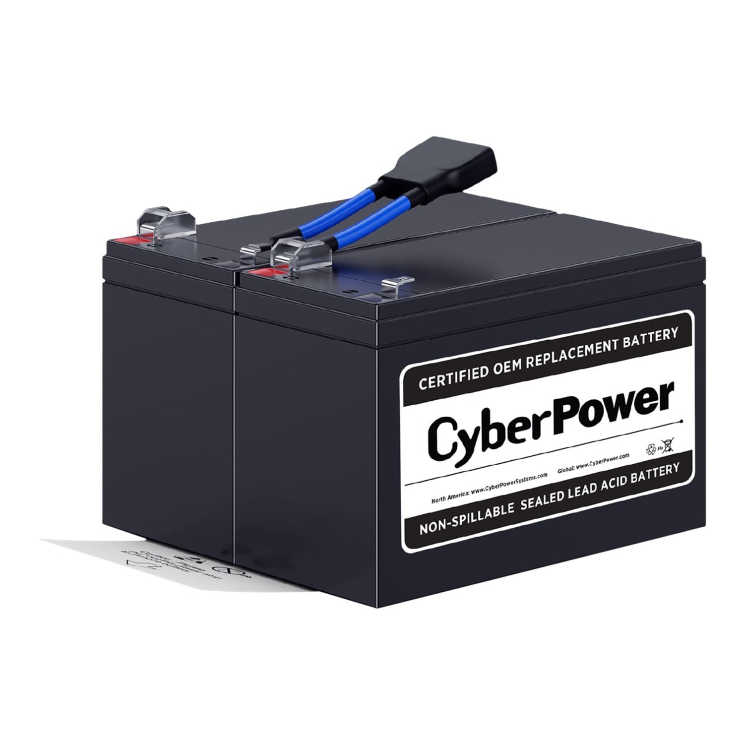 CyberPower RB1290X2B - UPS battery - 2 x battery - lead acid - 9 Ah - United States - for PFC Sinewave Series OR1500PFCLCD - Image 3