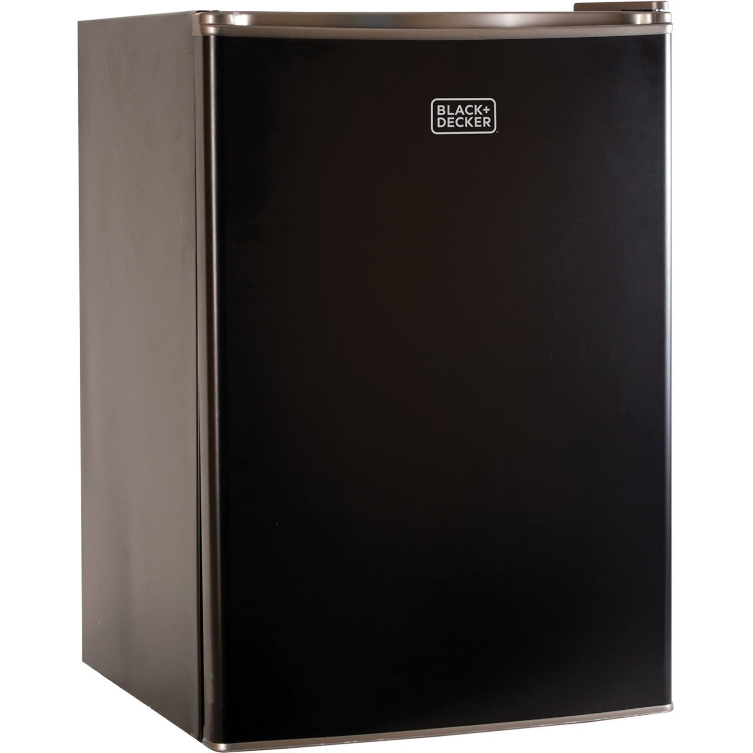 Black+Decker 2.5 Cu Ft Refrigerator/Freezer, Black