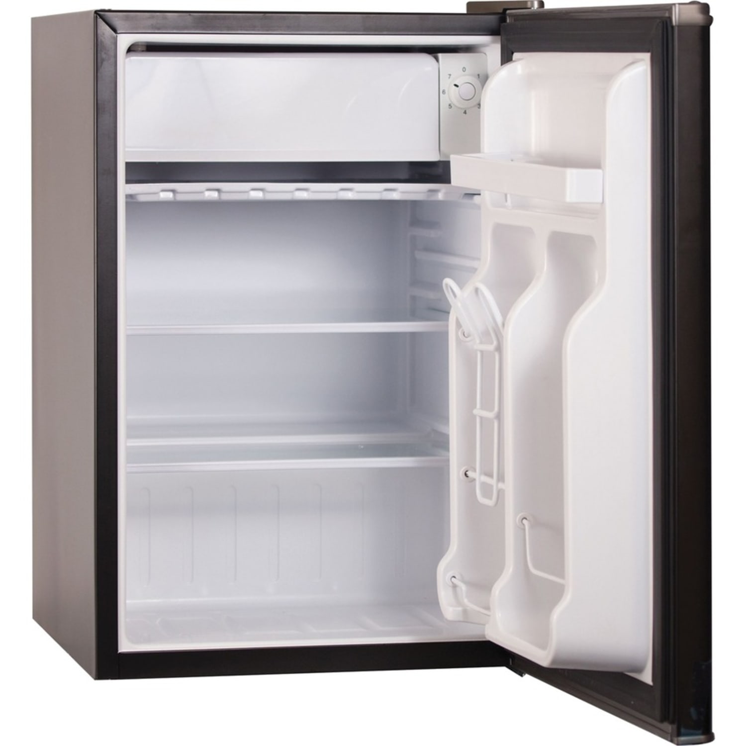 Black+Decker 2.5 Cu Ft Refrigerator/Freezer, Black - Image 4