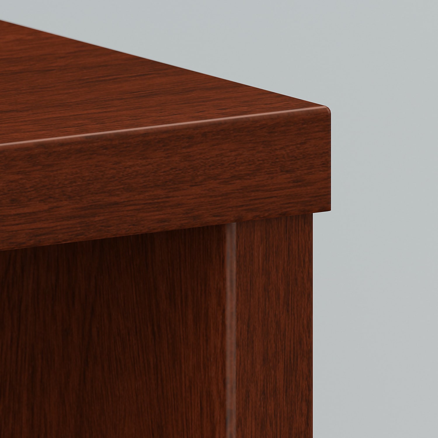 Bush Business Furniture Series C Components 60inW Office Computer Desk, Mahogany, Standard Delivery - Image 6