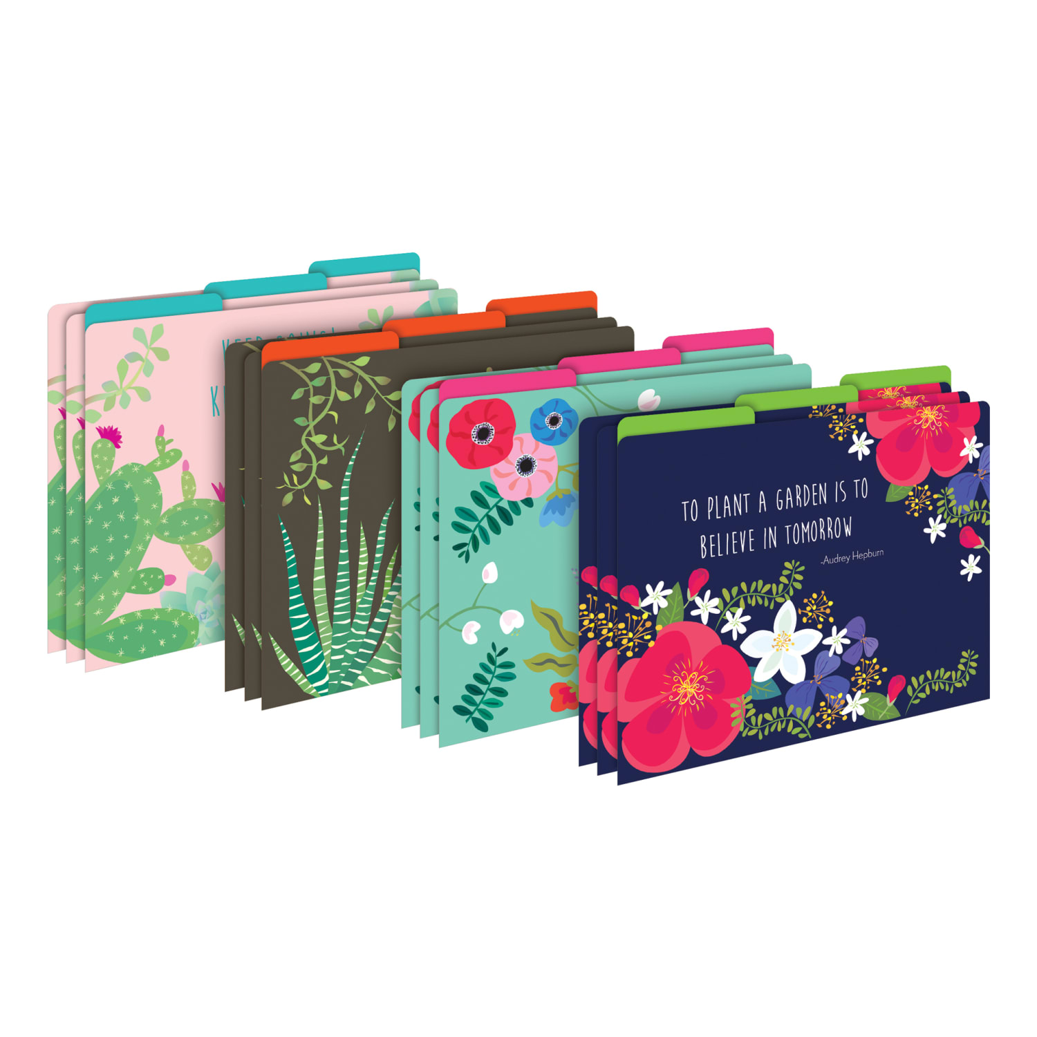 Barker Creek Get Organized Kit, Letter Size, Petals - Image 3