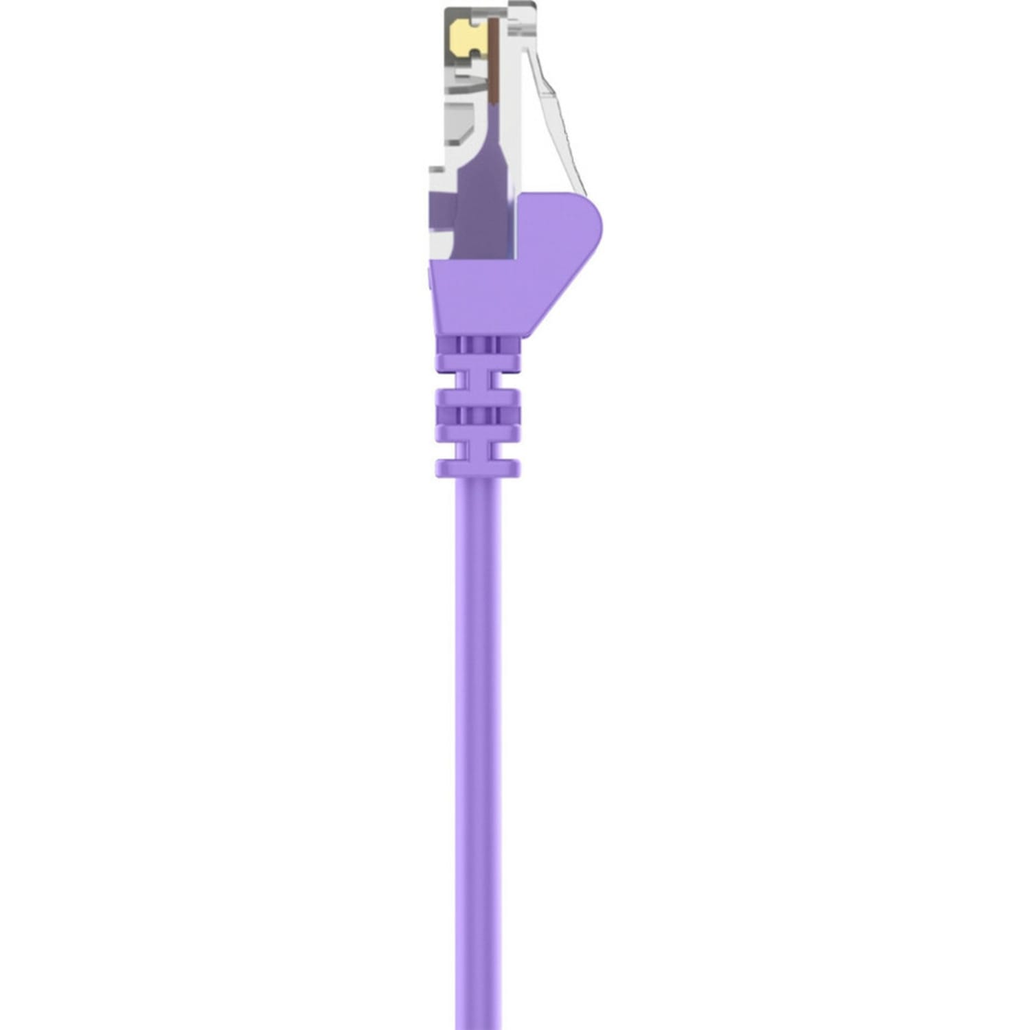 Belkin CAT6 Ethernet Patch Cable Snagless, RJ45, M/M - 15 ft Category 6 Network Cable - 24 AWG - Purple - Image 5