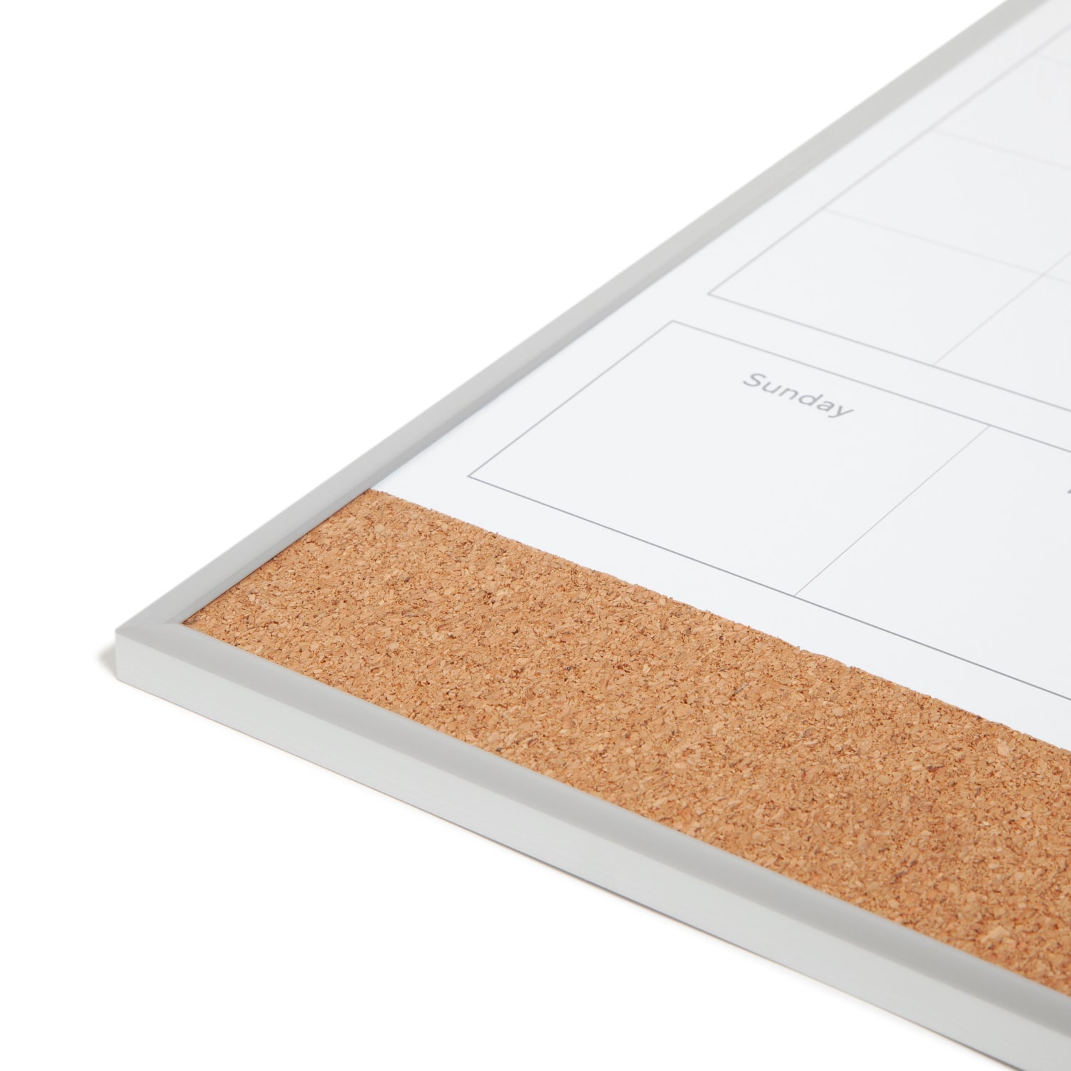 U Brands 4N1 Magnetic Dry-Erase Combo Board, 36in X 24in, Silver Alumimum Frame, Actual Size 35in X 23in (3891U00-01) - Image 3