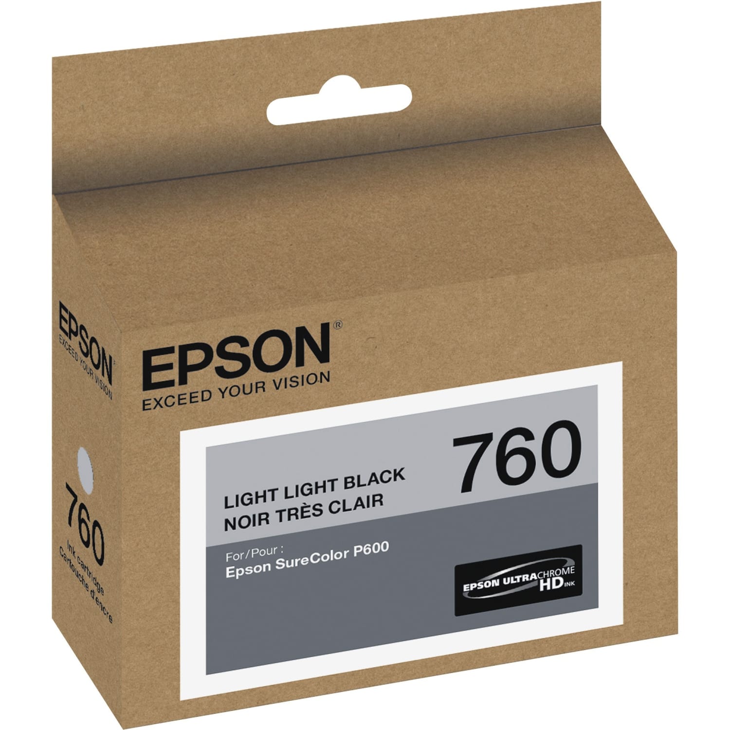 Epson UltraChrome HD T760 Original Ink Cartridge - Inkjet - Light Black - 1 Each - Image 3