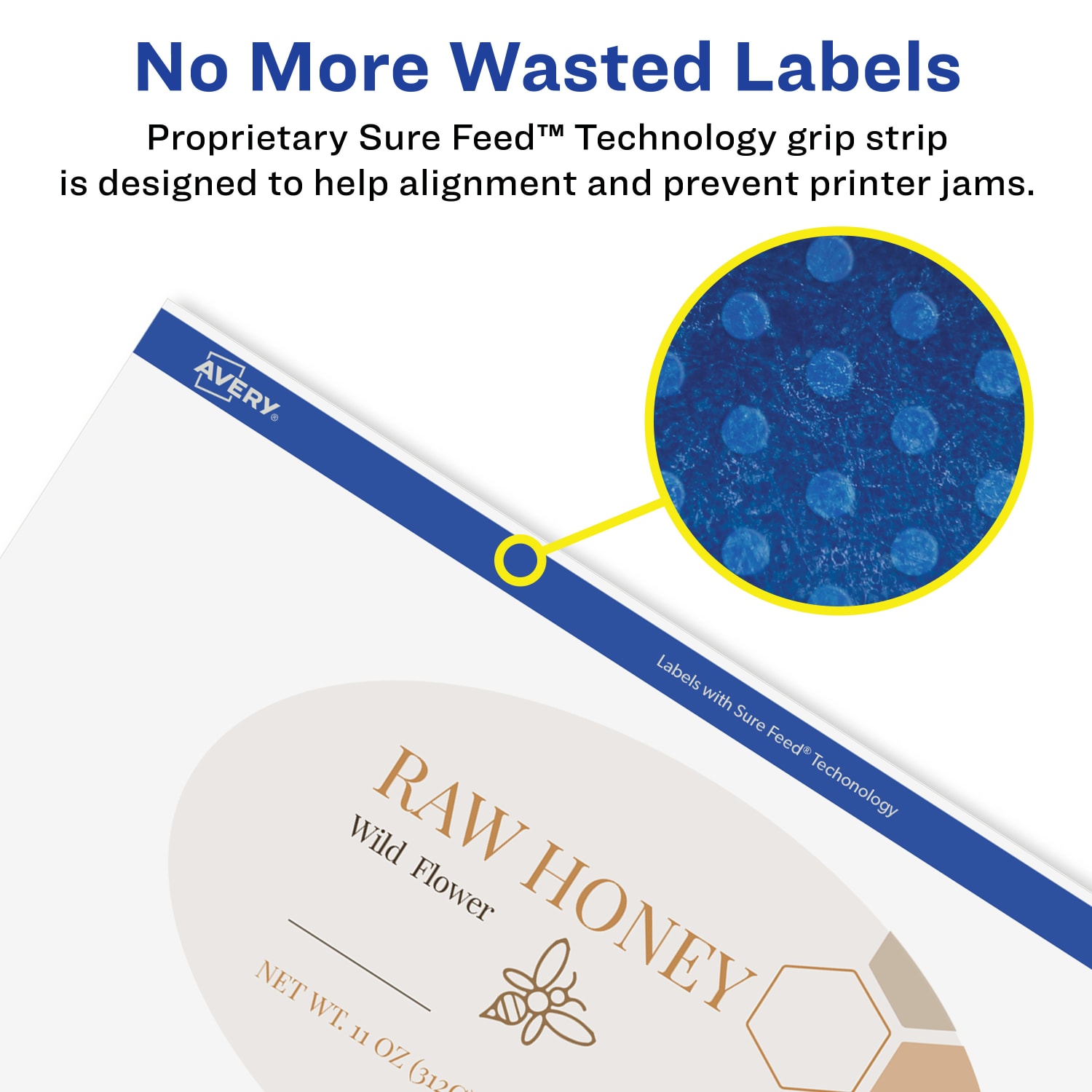Avery Waterproof Permanent Labels With Sure Feed, 94052-WMF50, Oval, 3in x 5in, White, Pack Of 150 - Image 5