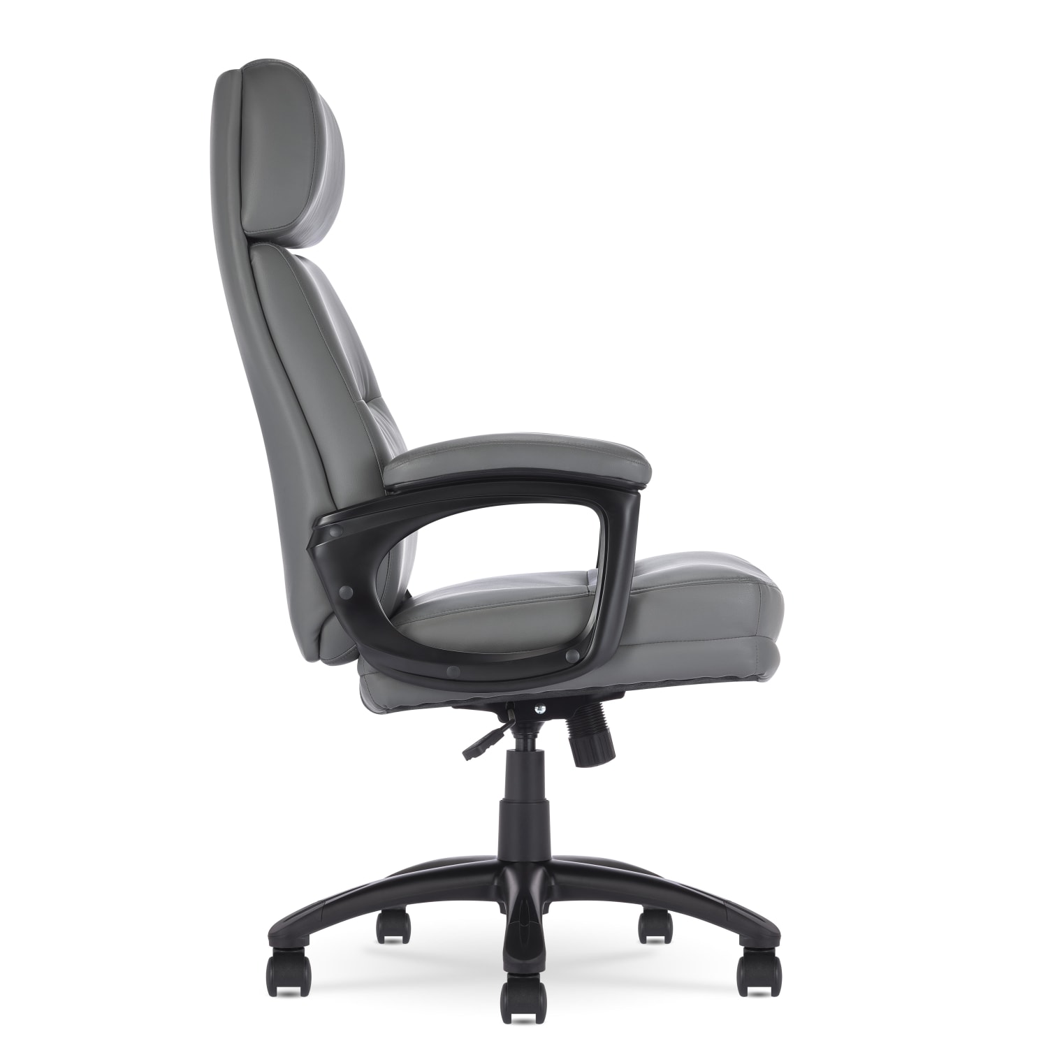Serta Comfort Ergonomic Bonded Leather MidBack Big Tall Executive Office Chair Gray PopularChairscom Serta Comfort Ergonomic Bonded Leather Mid Back Big Tall Executive Office Chair Gray PopularChairscom