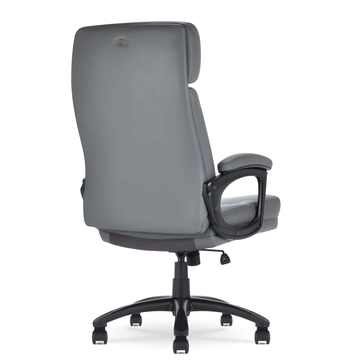 Serta Comfort Ergonomic Bonded Leather MidBack Big Tall Executive Office Chair Gray PopularChairscom Serta Comfort Ergonomic Bonded Leather Mid Back Big Tall Executive Office Chair Gray PopularChairscom