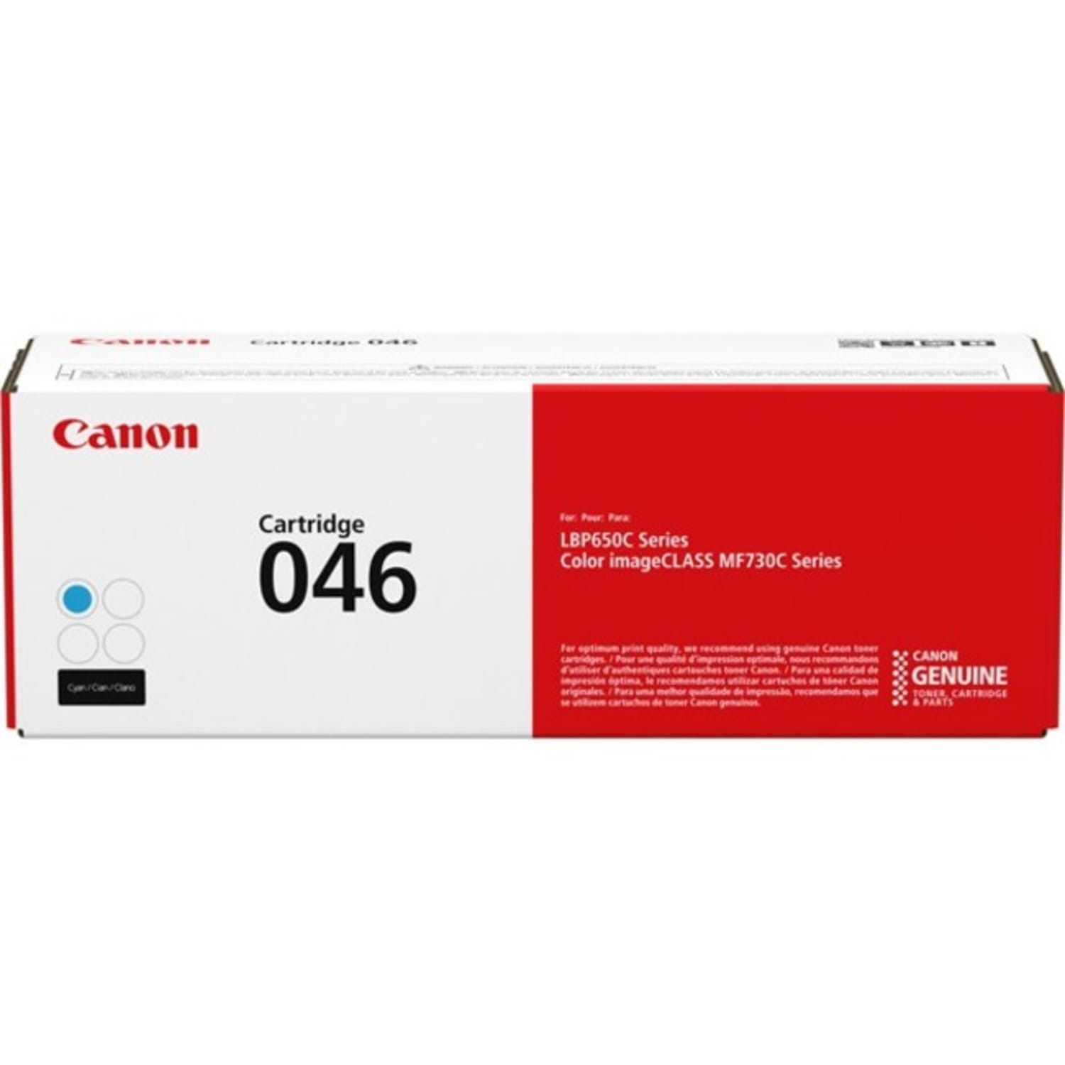 Canon 046 Cyan Toner Cartridge, 1249C001 - Image 5