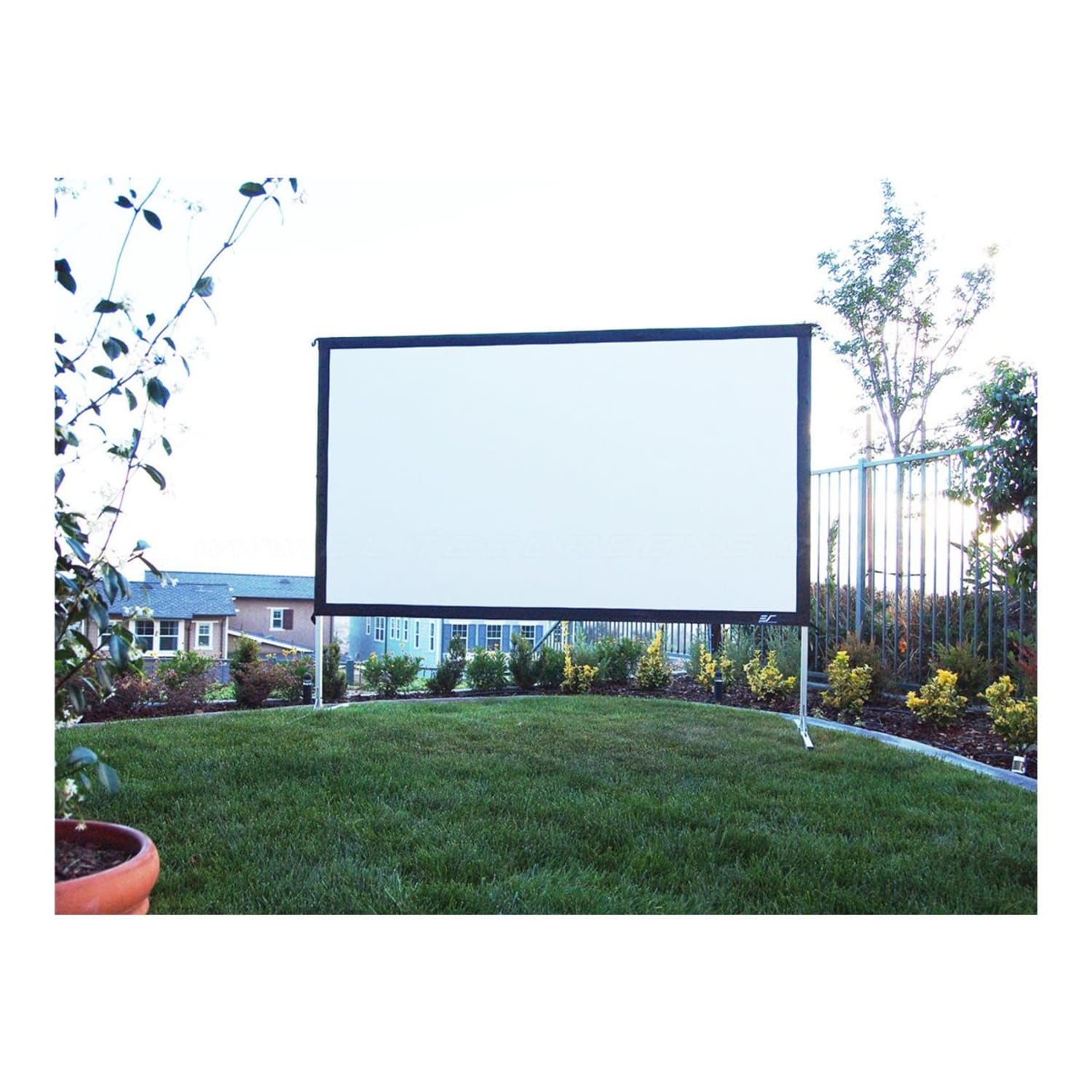 Elite Screens Yard Master 2 Series OMS120H2 - Projection screen with legs - 120in (120.1 in) - 16:9 - CineWhite - silver - Image 5