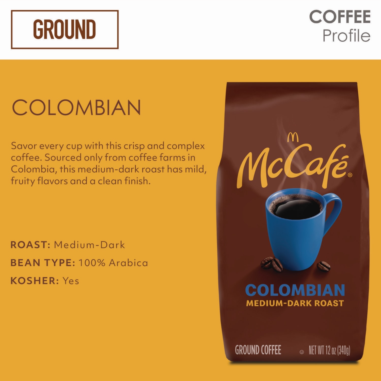 McCafe Ground Coffee, Medium Roast, 12 Oz - Image 5