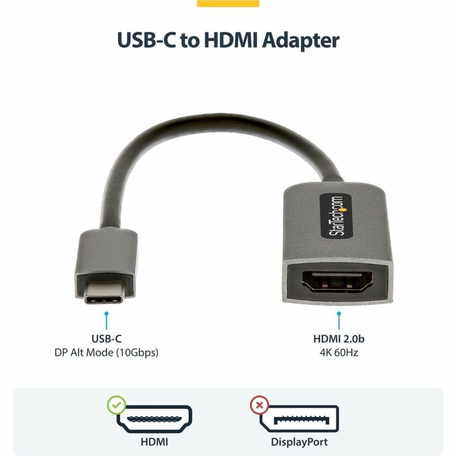 StarTech.com USB C To HDMI Adapter Dongle - Image 3