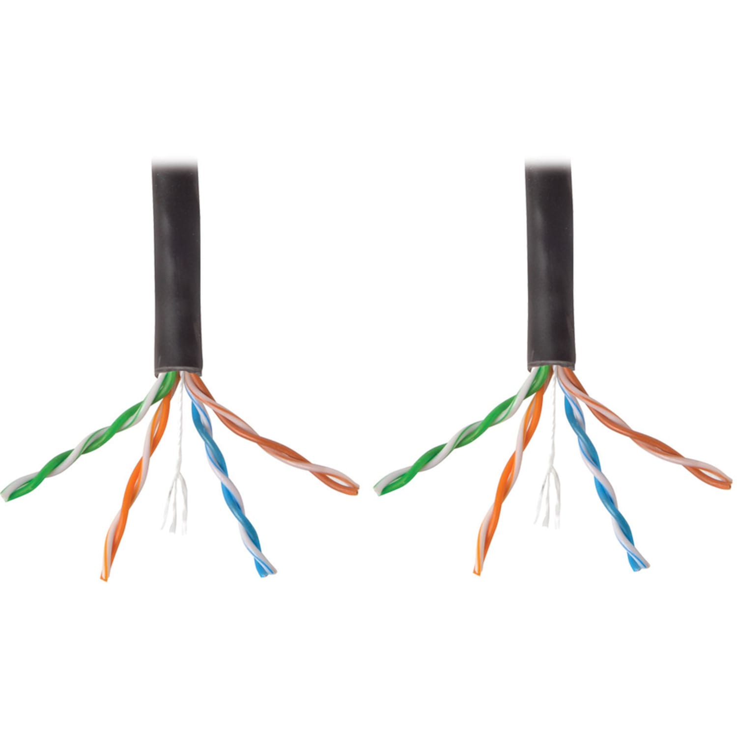 Eaton Tripp Lite Series Cat6 Gigabit Solid Core UTP PVC Bulk Ethernet Cable, Black, 1000 ft. (304.8 m), TAA - N22201KBK - Image 4