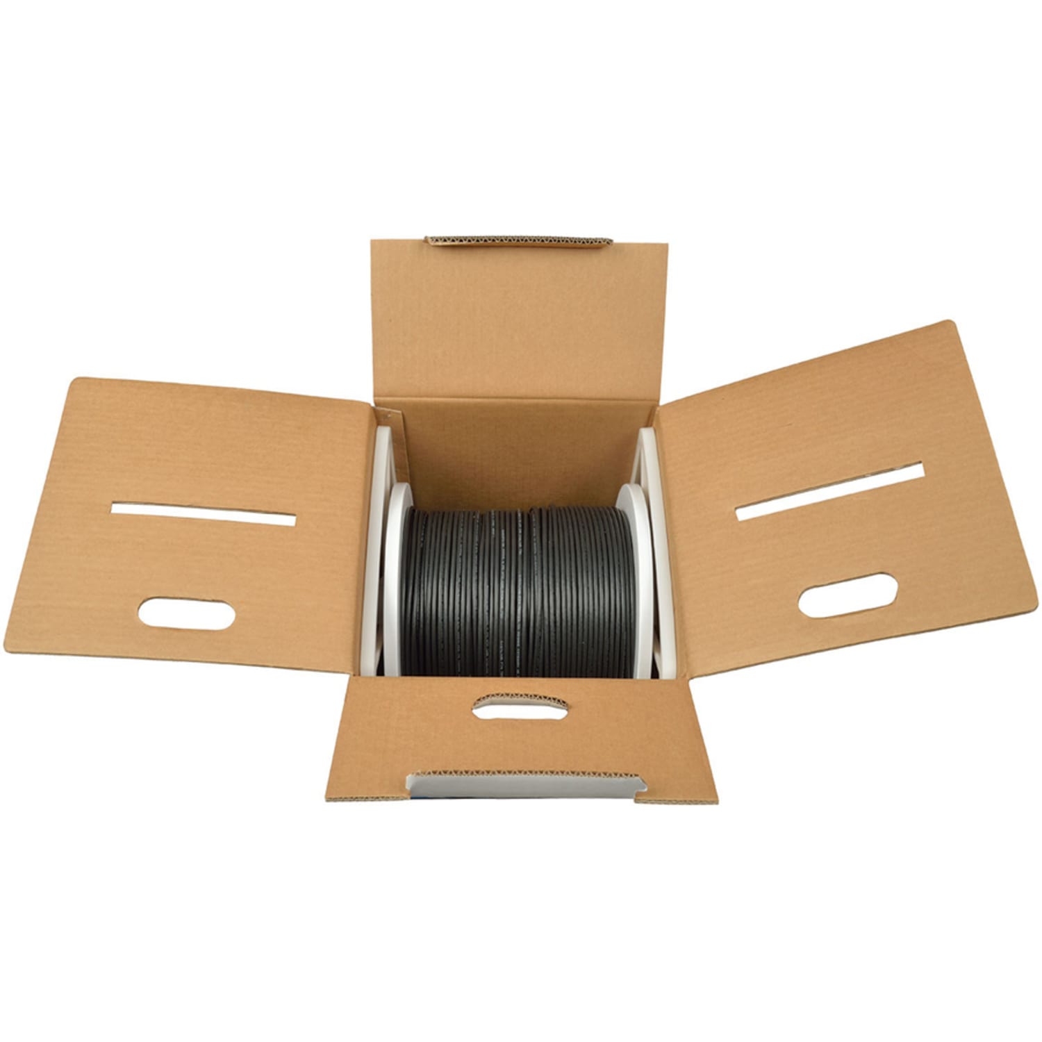 Eaton Tripp Lite Series Cat6 Gigabit Solid Core UTP PVC Bulk Ethernet Cable, Black, 1000 ft. (304.8 m), TAA - N22201KBK - Image 5