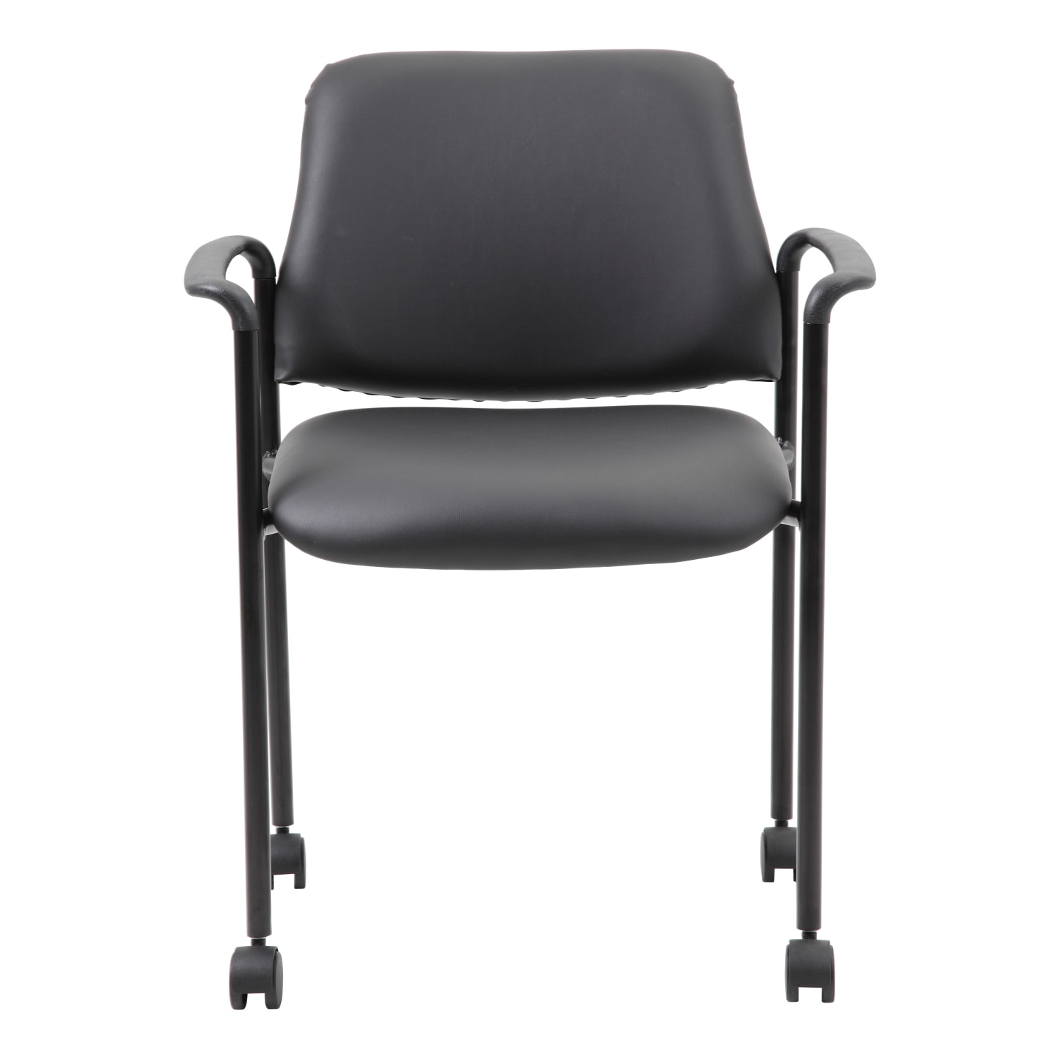 Boss Office Products Caressoft Square Back Stacking Chair with Antimicrobial Protection Black PopularChairscom Boss Office Products Caressoft Square Back Stacking Chair with Antimicrobial Protection Black PopularChairscom