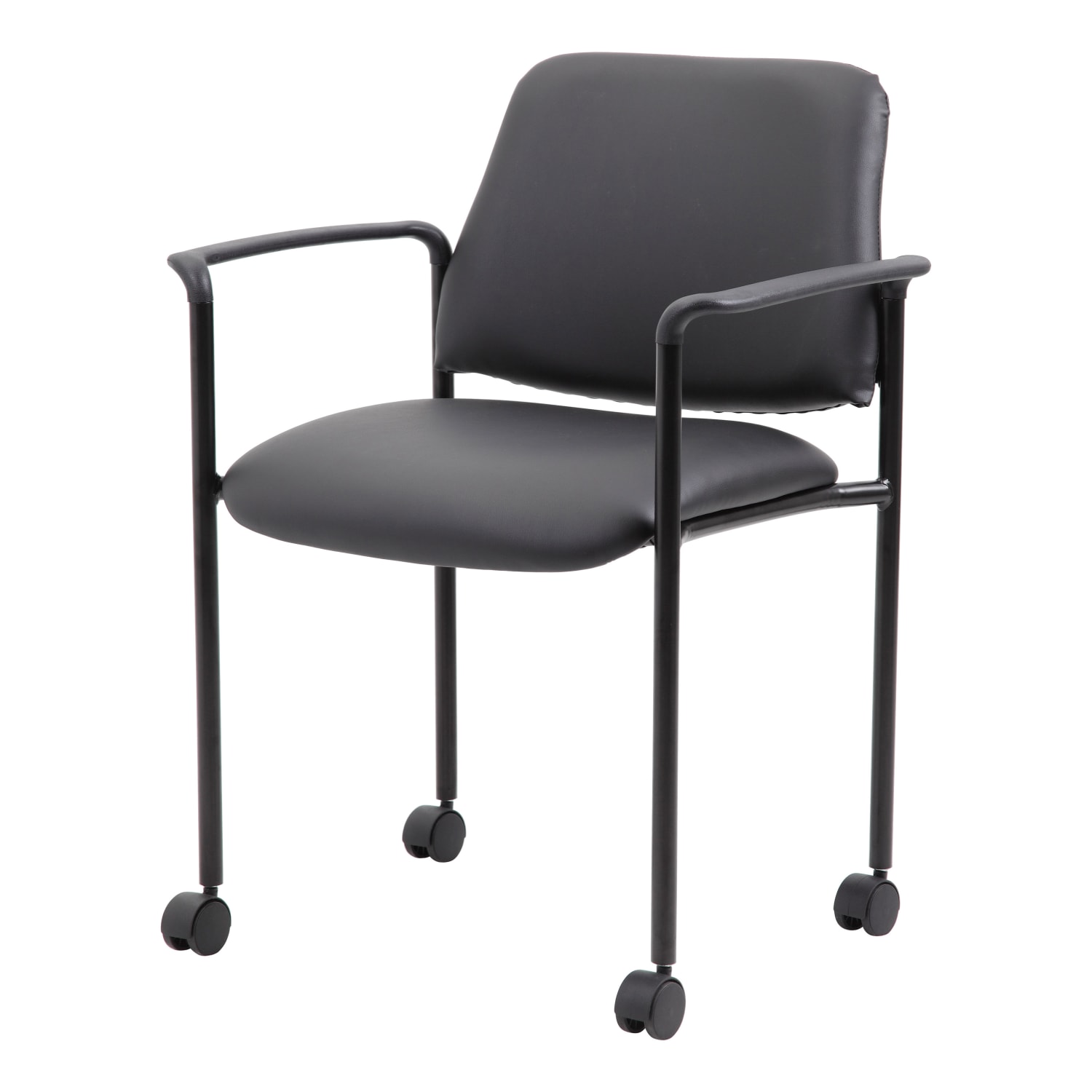 Boss Office Products Caressoft Square Back Stacking Chair with Antimicrobial Protection Black PopularChairscom Boss Office Products Caressoft Square Back Stacking Chair with Antimicrobial Protection Black PopularChairscom