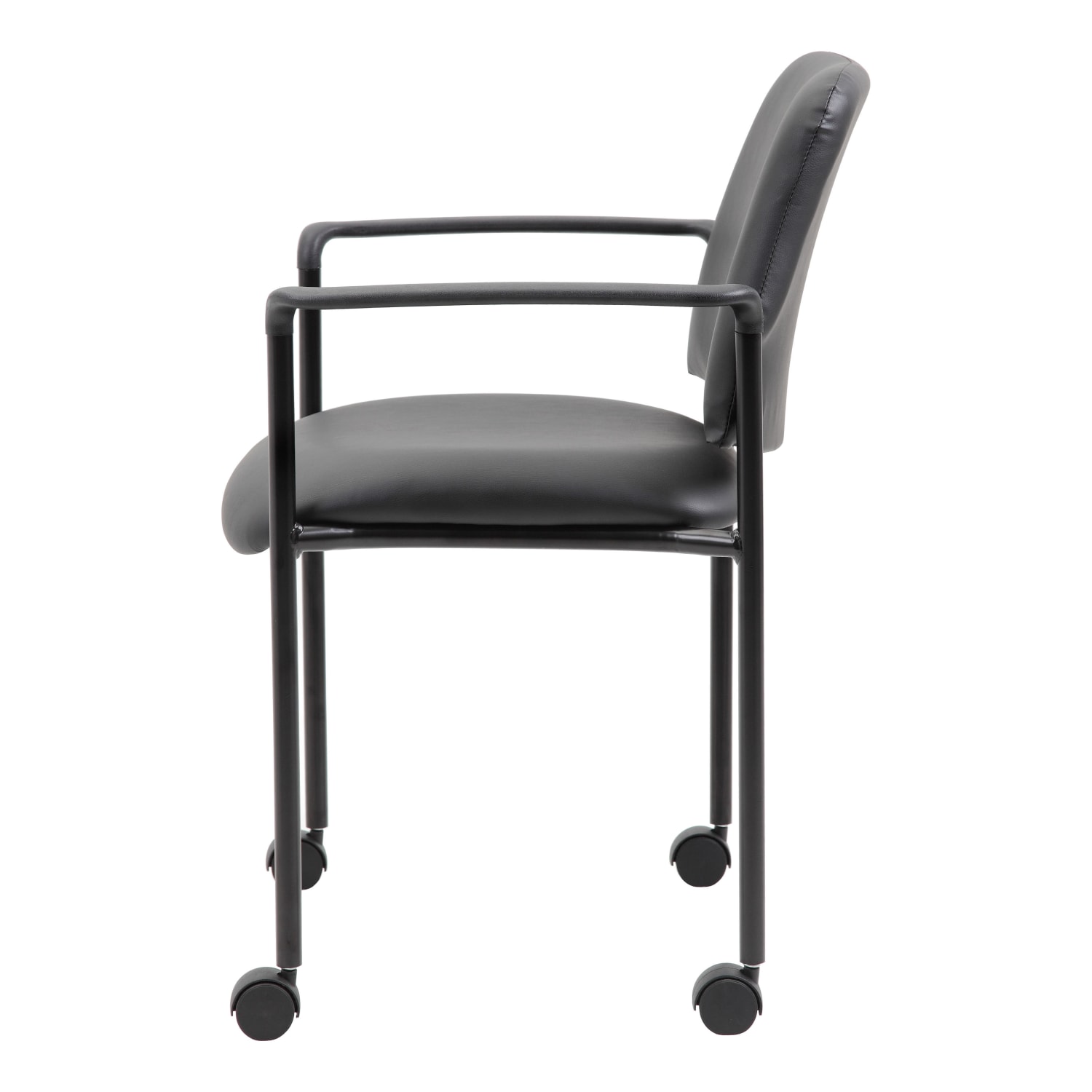 Boss Office Products Caressoft Square Back Stacking Chair with Antimicrobial Protection Black PopularChairscom Boss Office Products Caressoft Square Back Stacking Chair with Antimicrobial Protection Black PopularChairscom